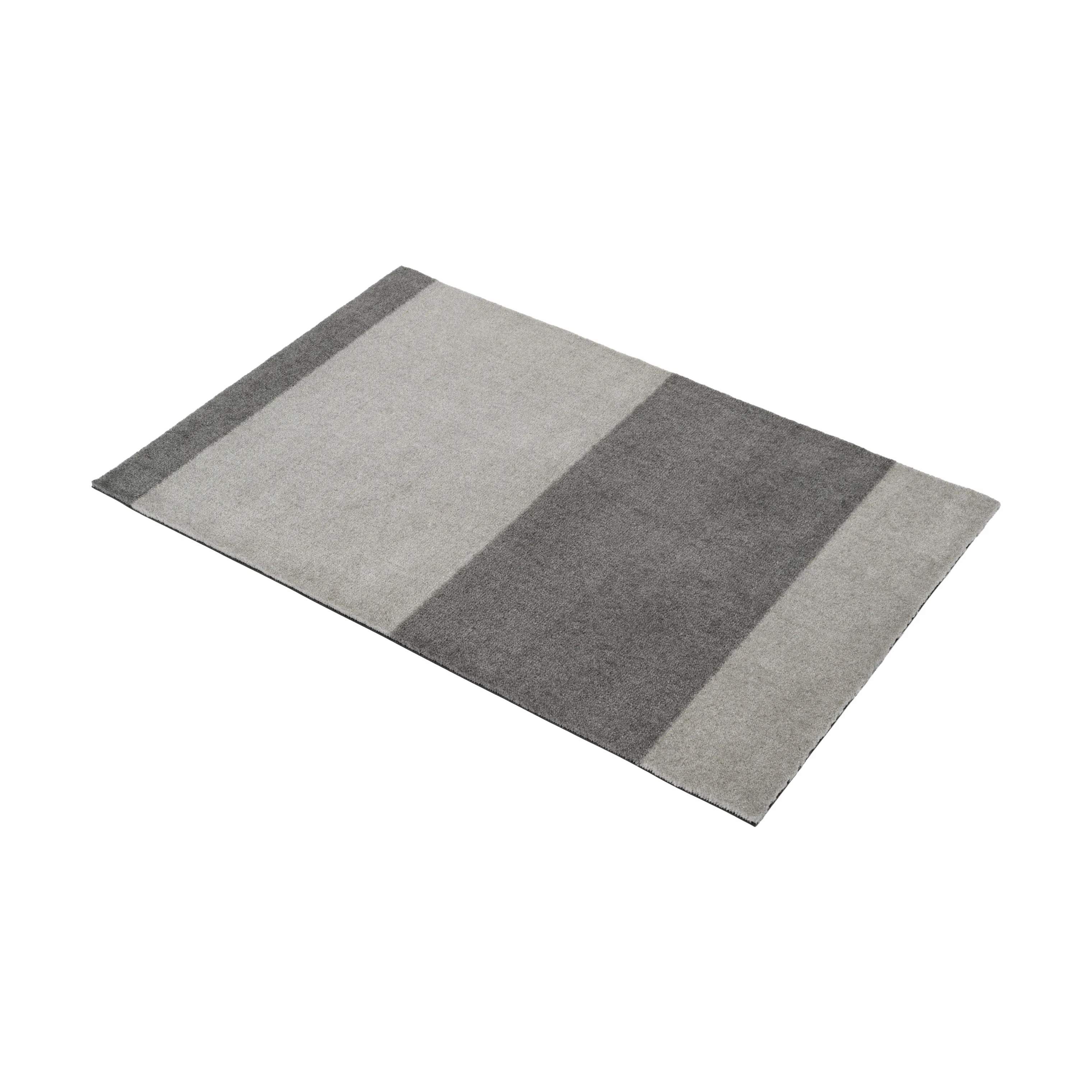 Tica Copenhagen Dørmåtter Stripes Horisontal Gulvmåtte i steelgrey, B60 x L90 cm, 4