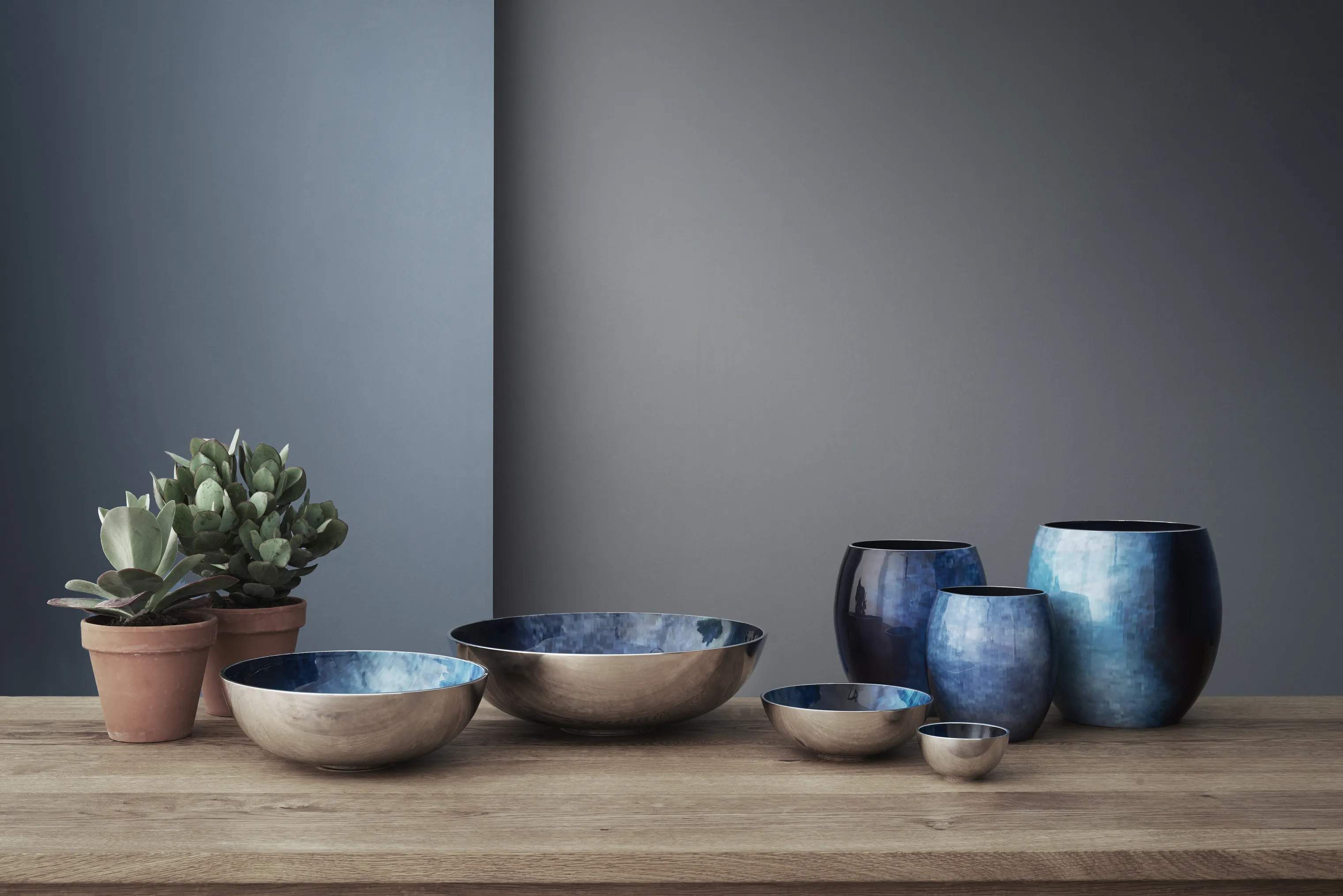 Stelton Serveringsskåle Nordic Stockholm Skål i Horizon, 40 cm, 2