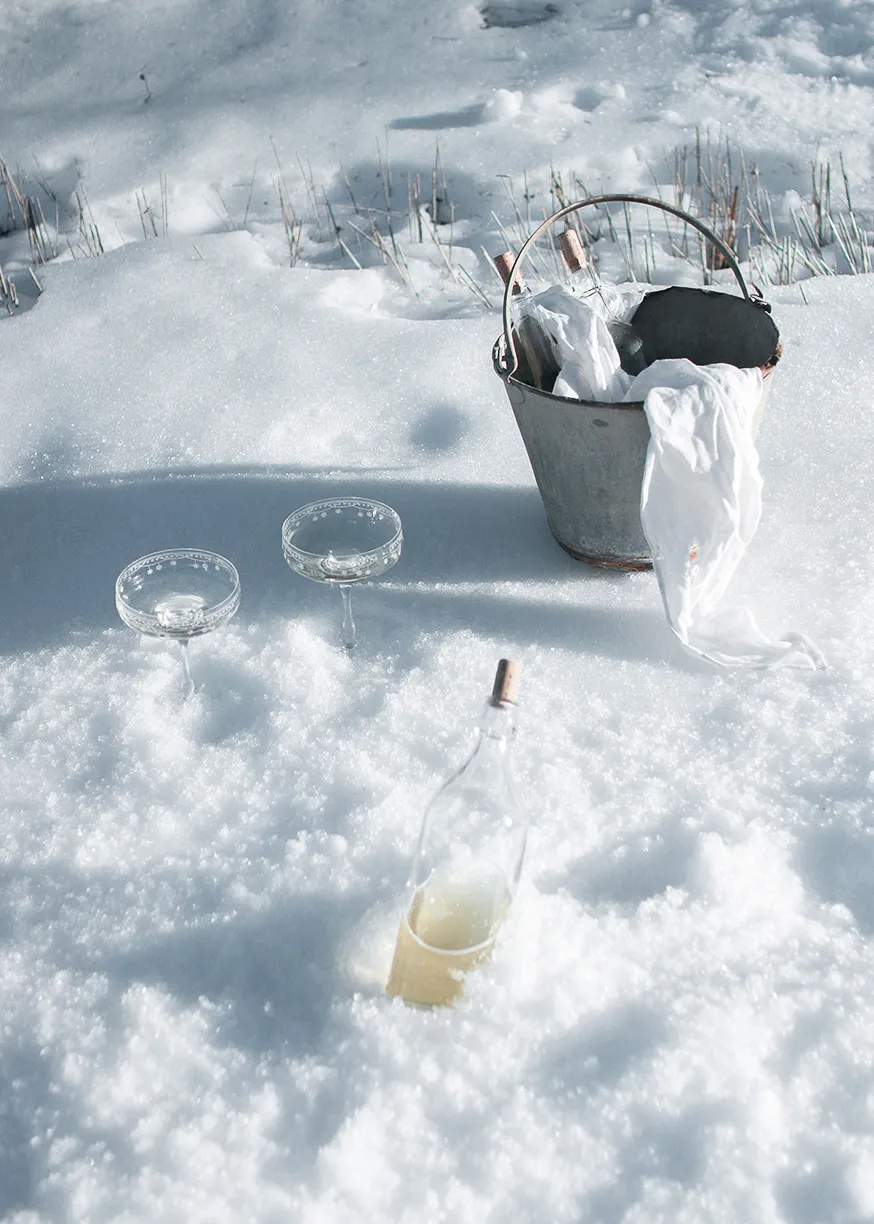 Wik & Walsøe Champagneglas Julemorgen Champagneskål i Klar, 3