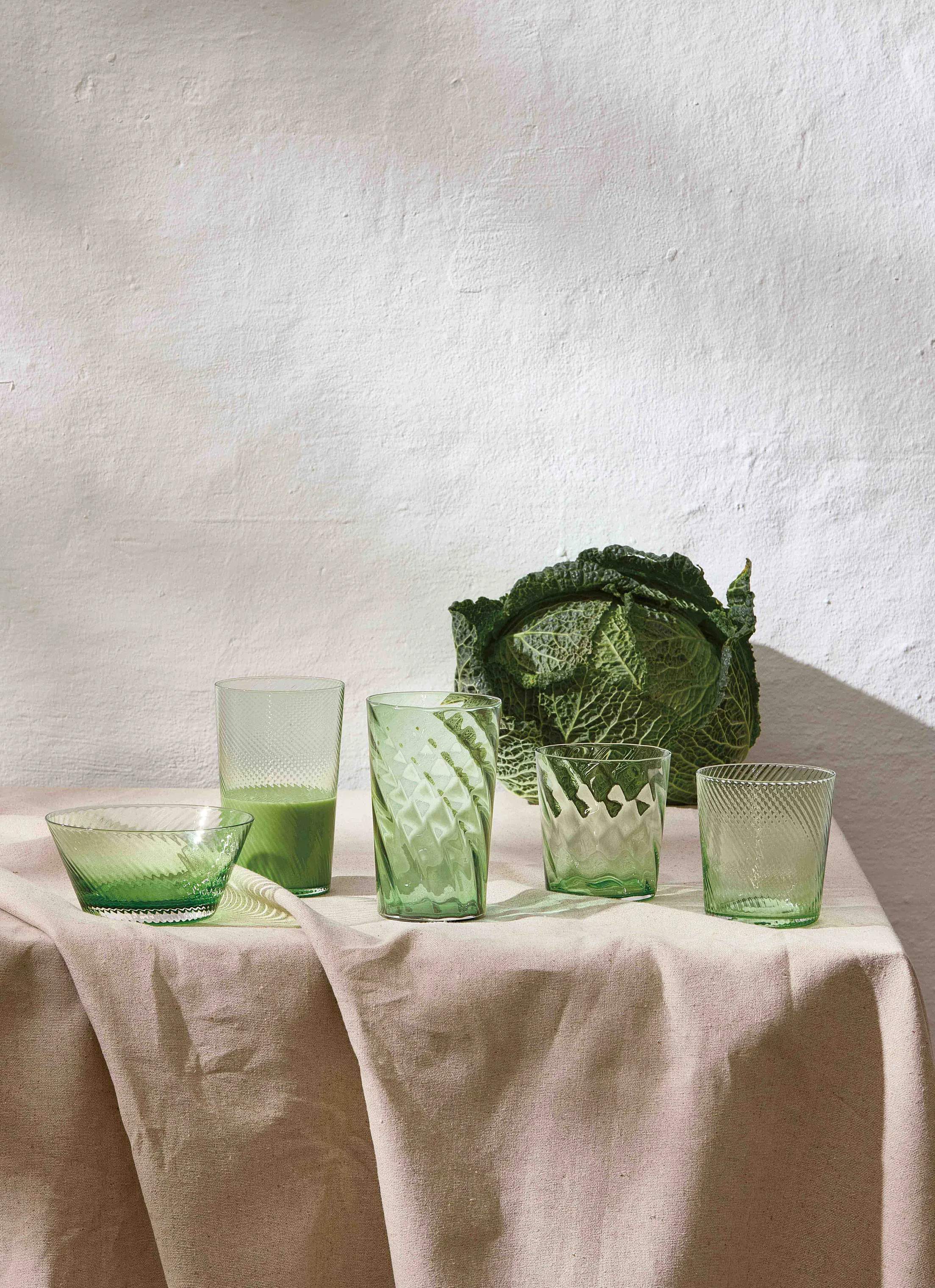 RAW by Aida Highball glas Unique Highball Glas i Green, 2