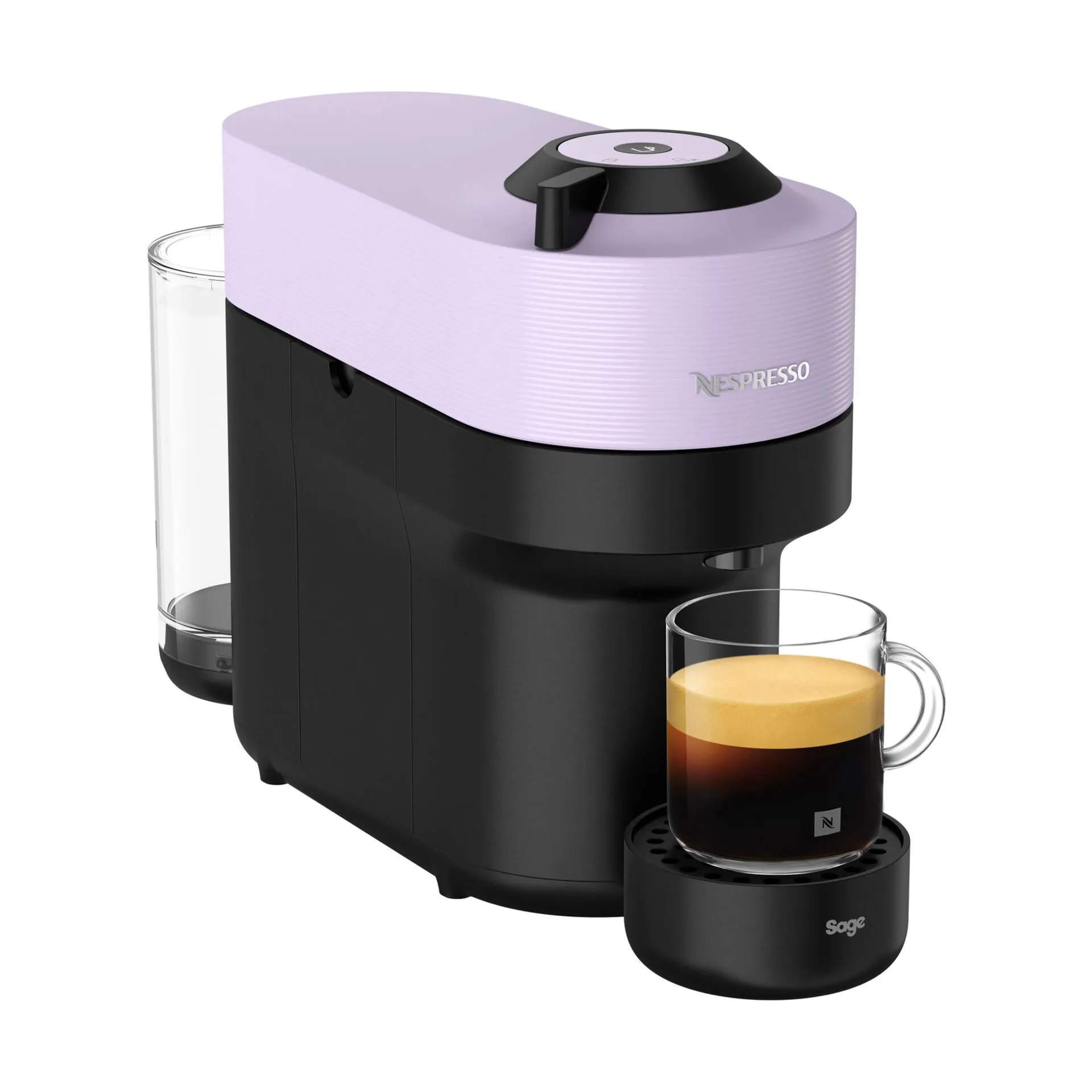 Sage Nespresso kapselmaskiner Vertuo Pop+ Deluxe Kapsel Kaffemaskine i Lilac, 1