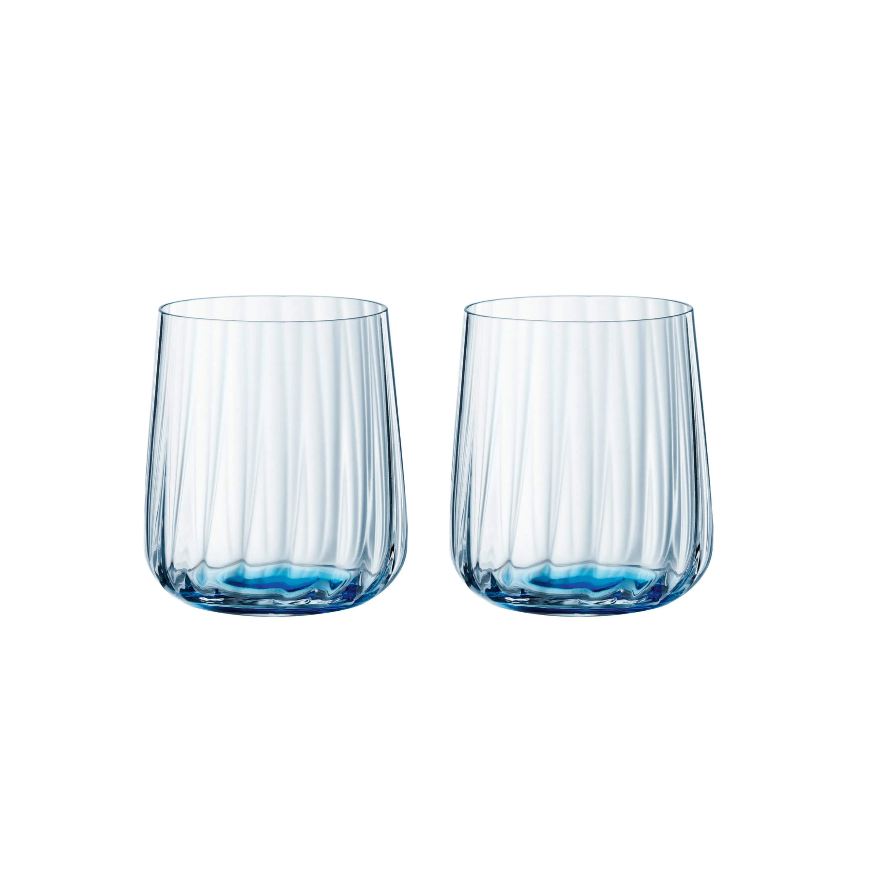 Spiegelau Vandglas Lifestyle Colour Tumblerglas - 2 stk. i klar og blå, 1