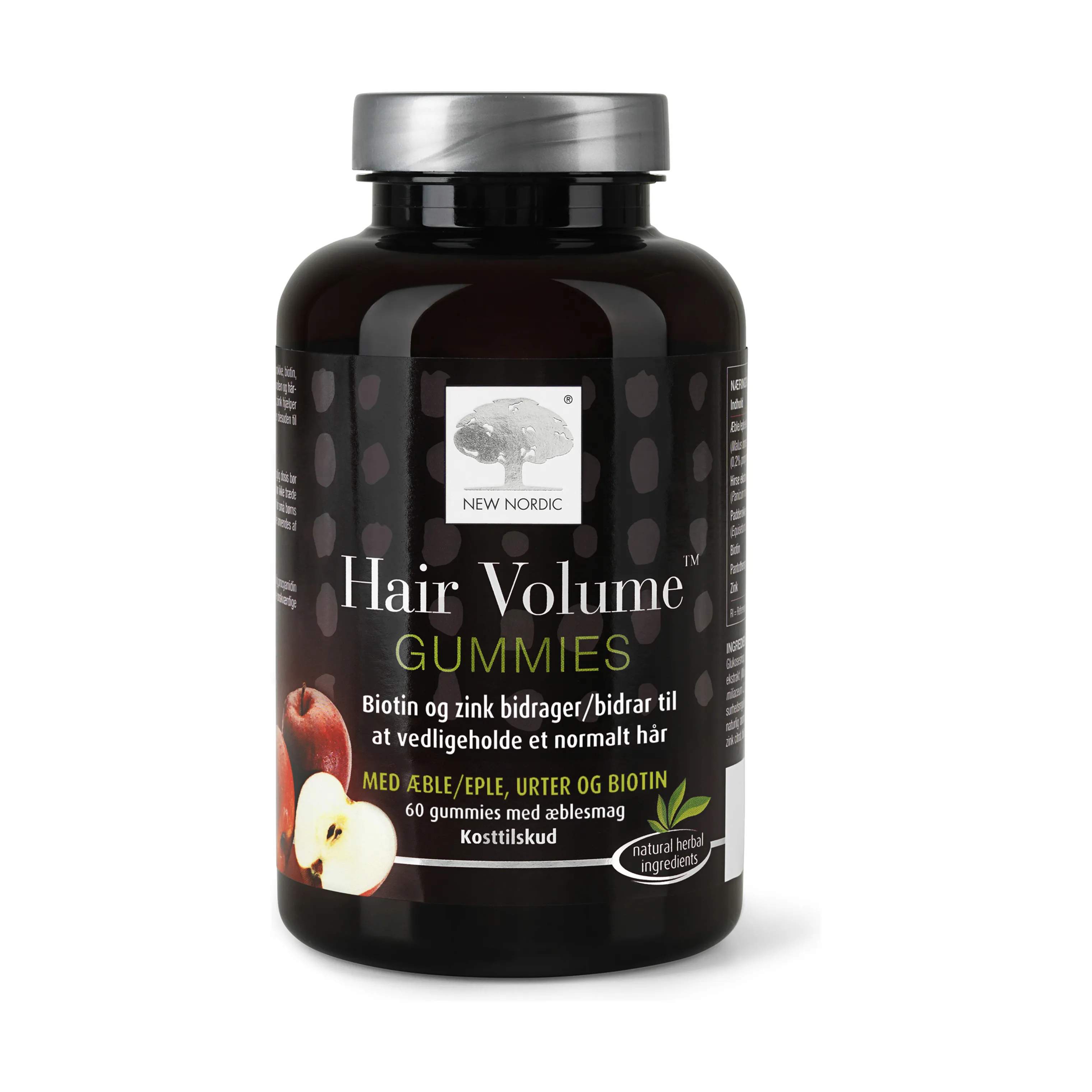 Hair Volume Gummies Kosttilskud, klar, large