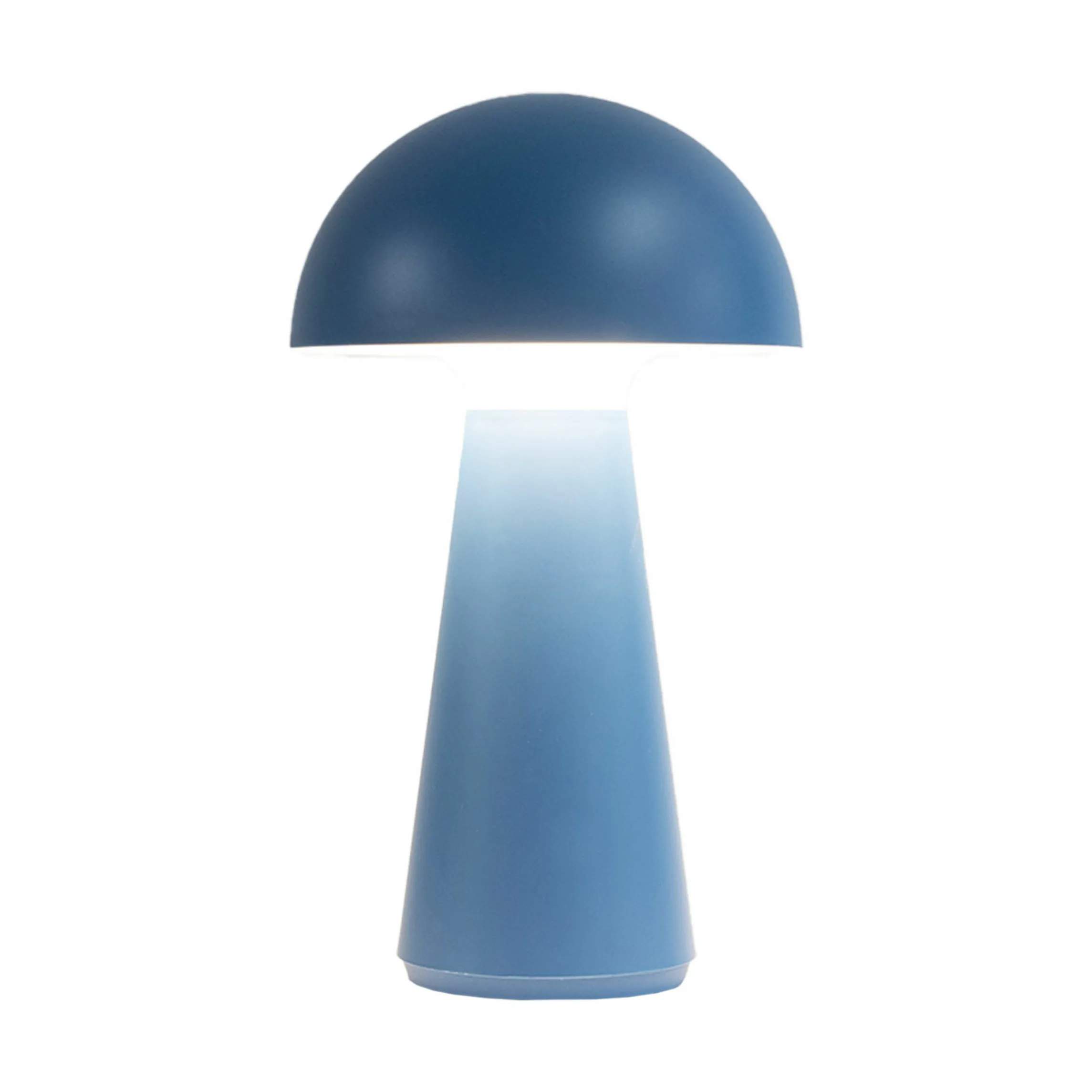 Sam Genopladelig Bordlampe, blå, large