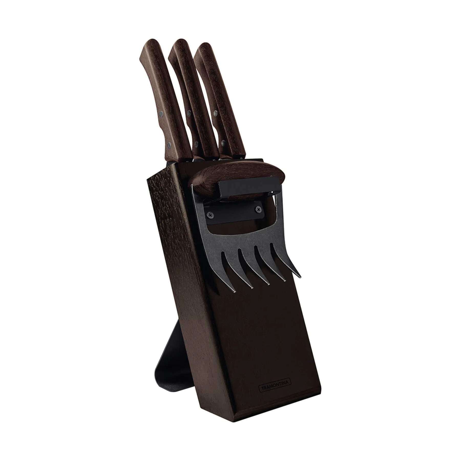 Churrasco Black Knivblok - 5 dele, natur, large