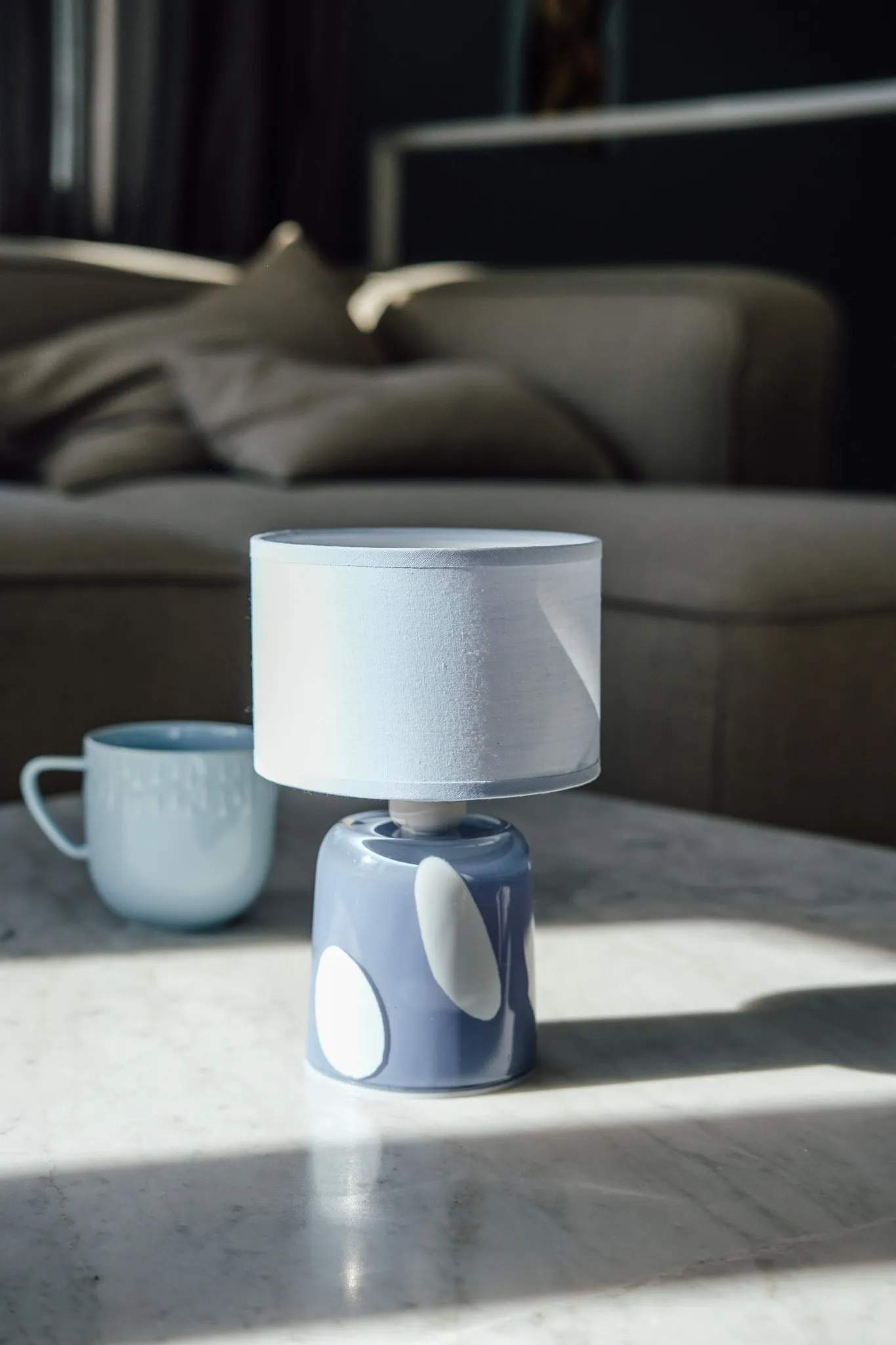 CASA Living Bordlamper LED Bordlampe i Blå, 3
