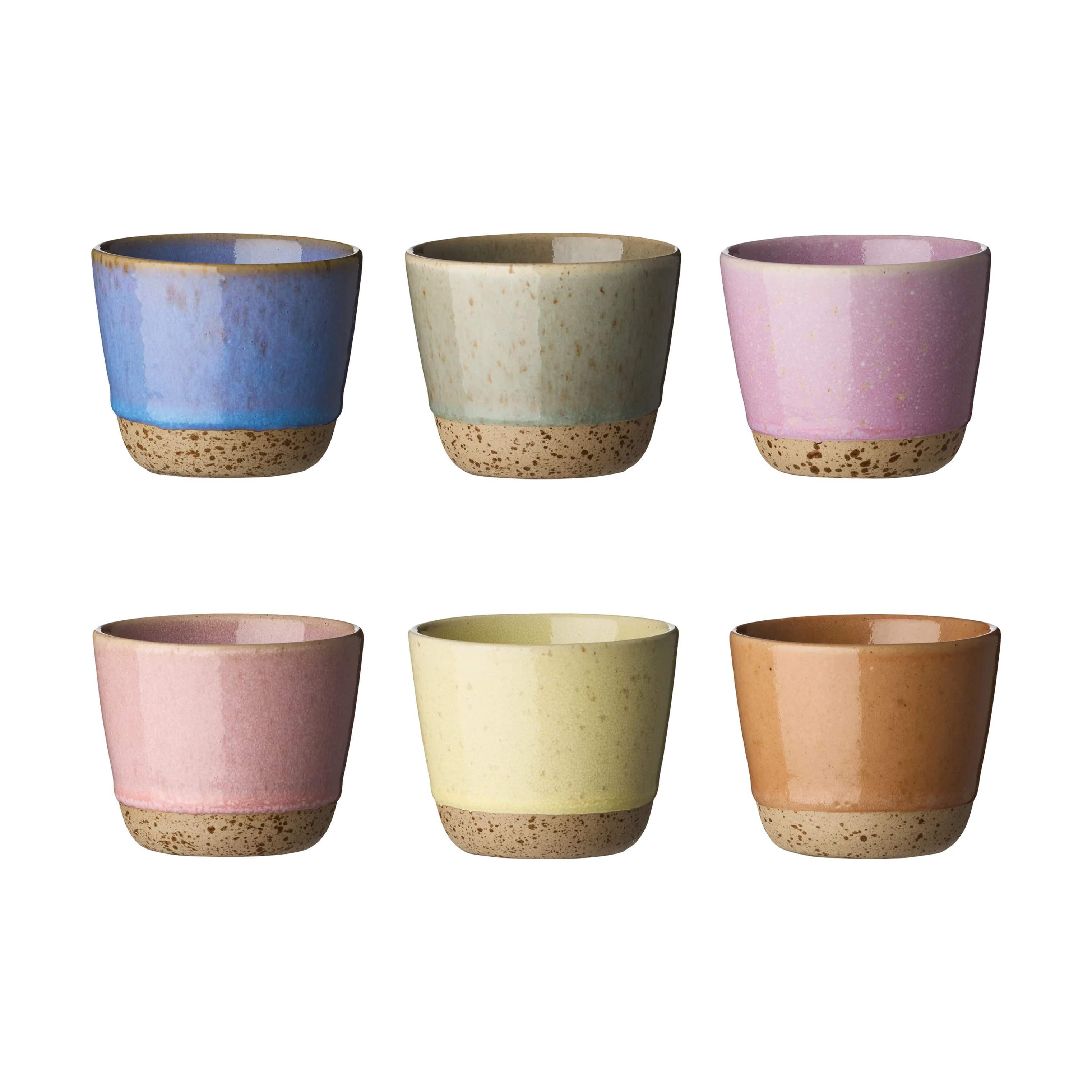 RAW by Aida Krus og kopper uden hank RAW Colour Colour Krus - 6 stk. i 20 cl, 1