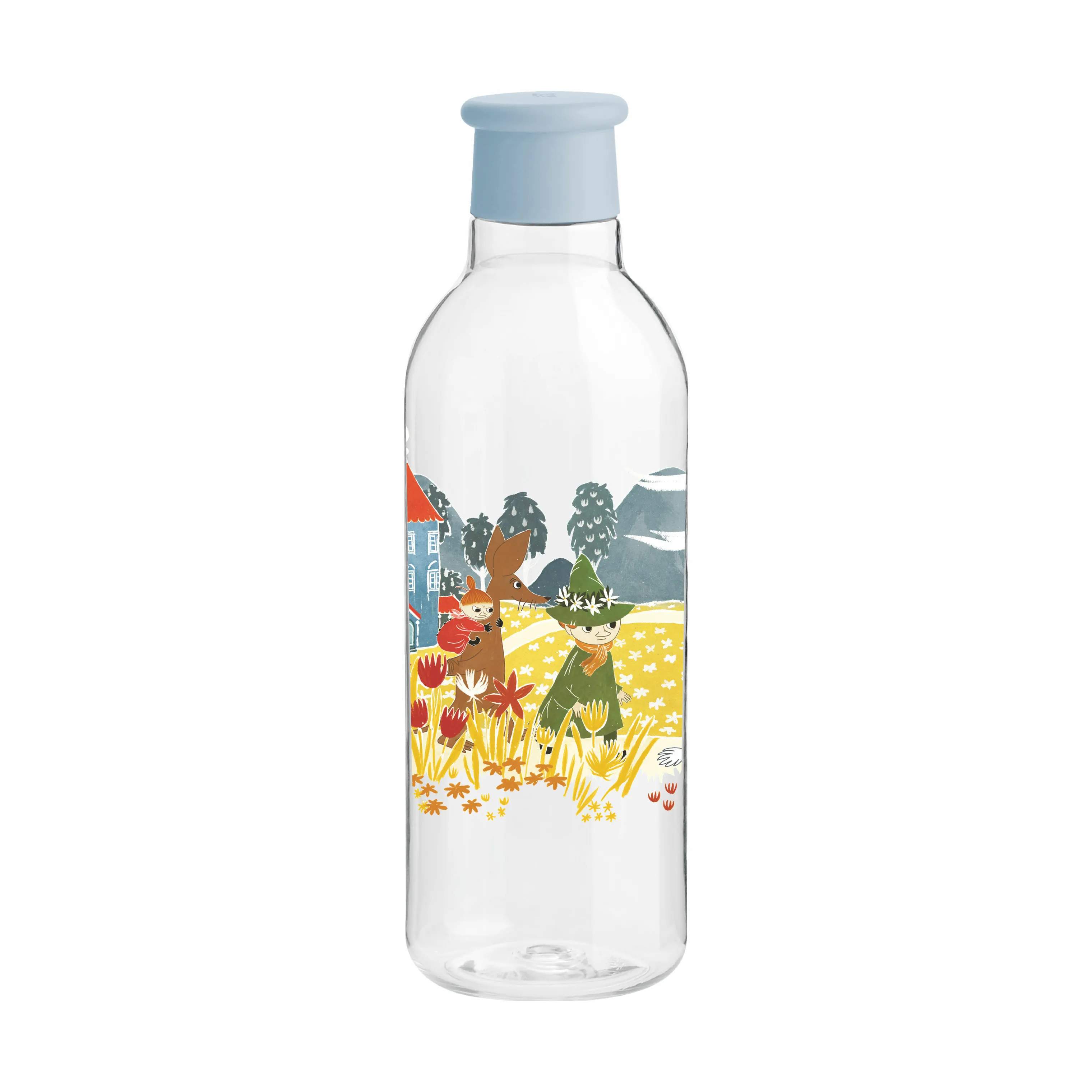 - Moomin Drikkeflaske - 75 - Tritan/PP plast/silikone - Moomin sky | Imerco