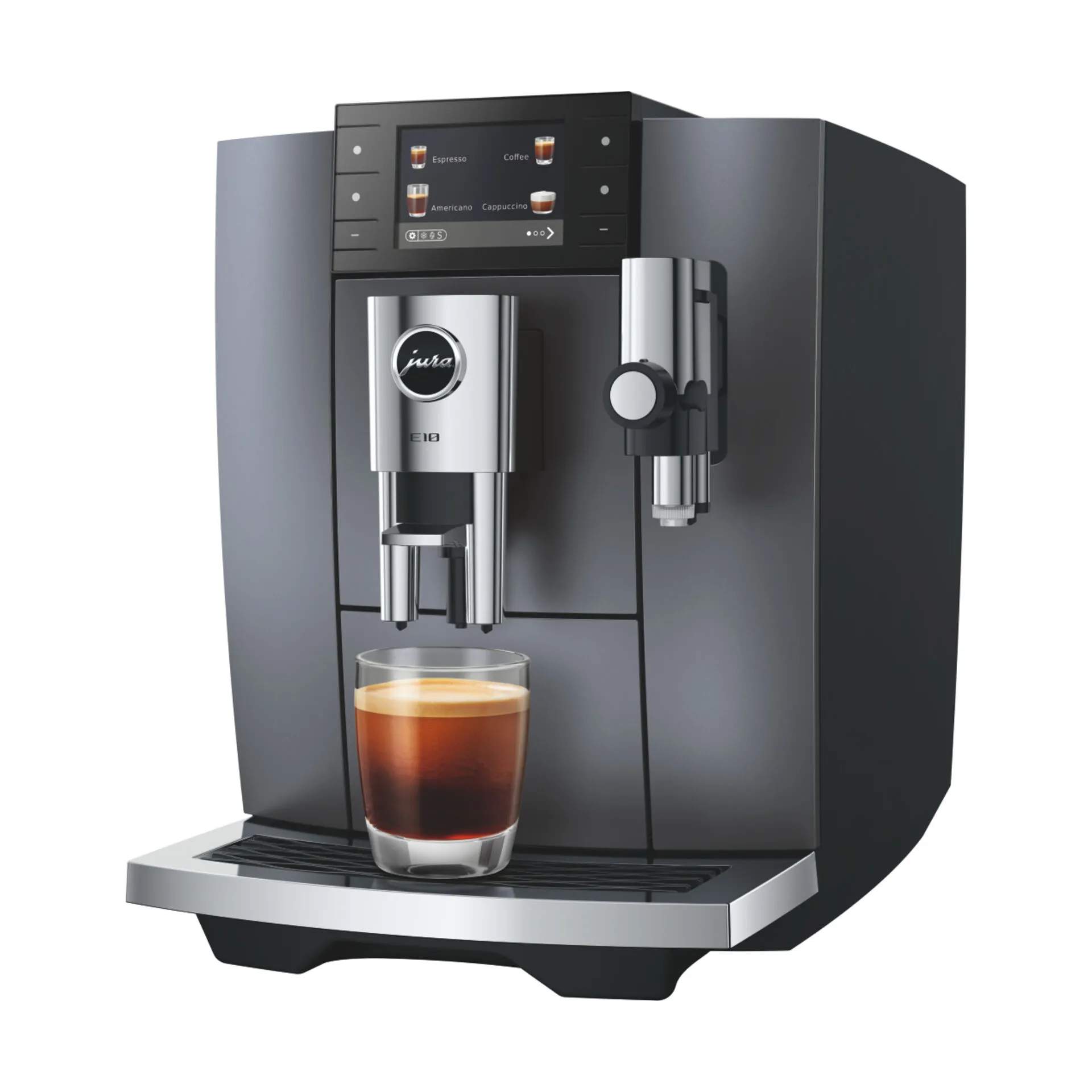 JURA Espressomaskiner JURA E10 Espressomaskine i Onyx Grey, 4