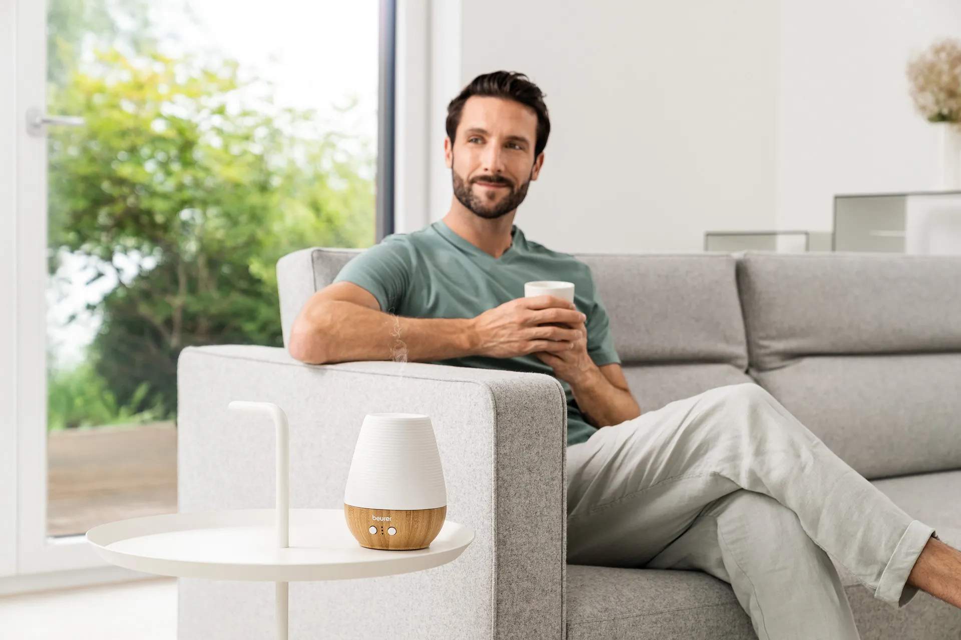 Beurer Øvrig personlig pleje Aromadiffuser LA 40 i Hvid/bambus, 3