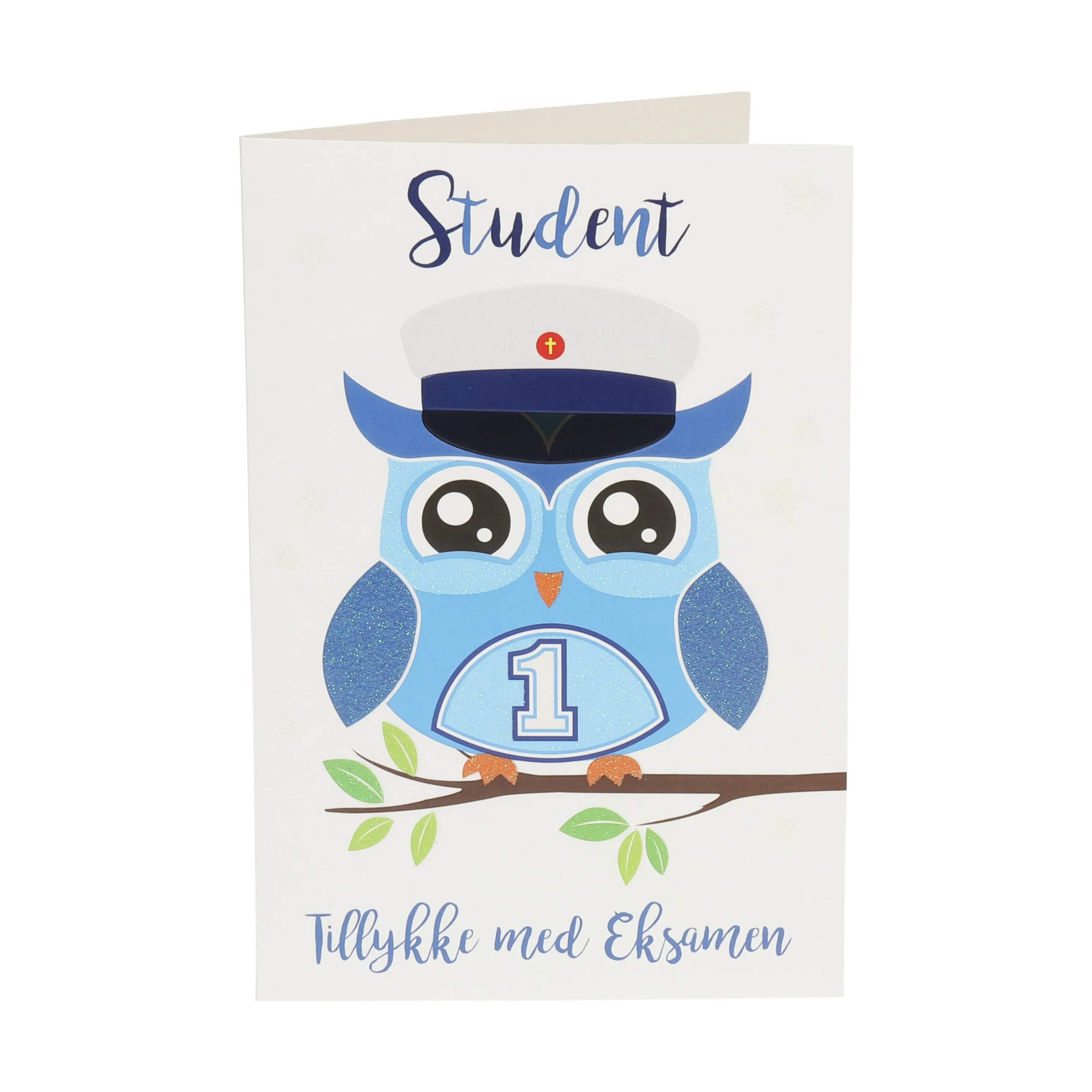 Studenterkort, blå, large