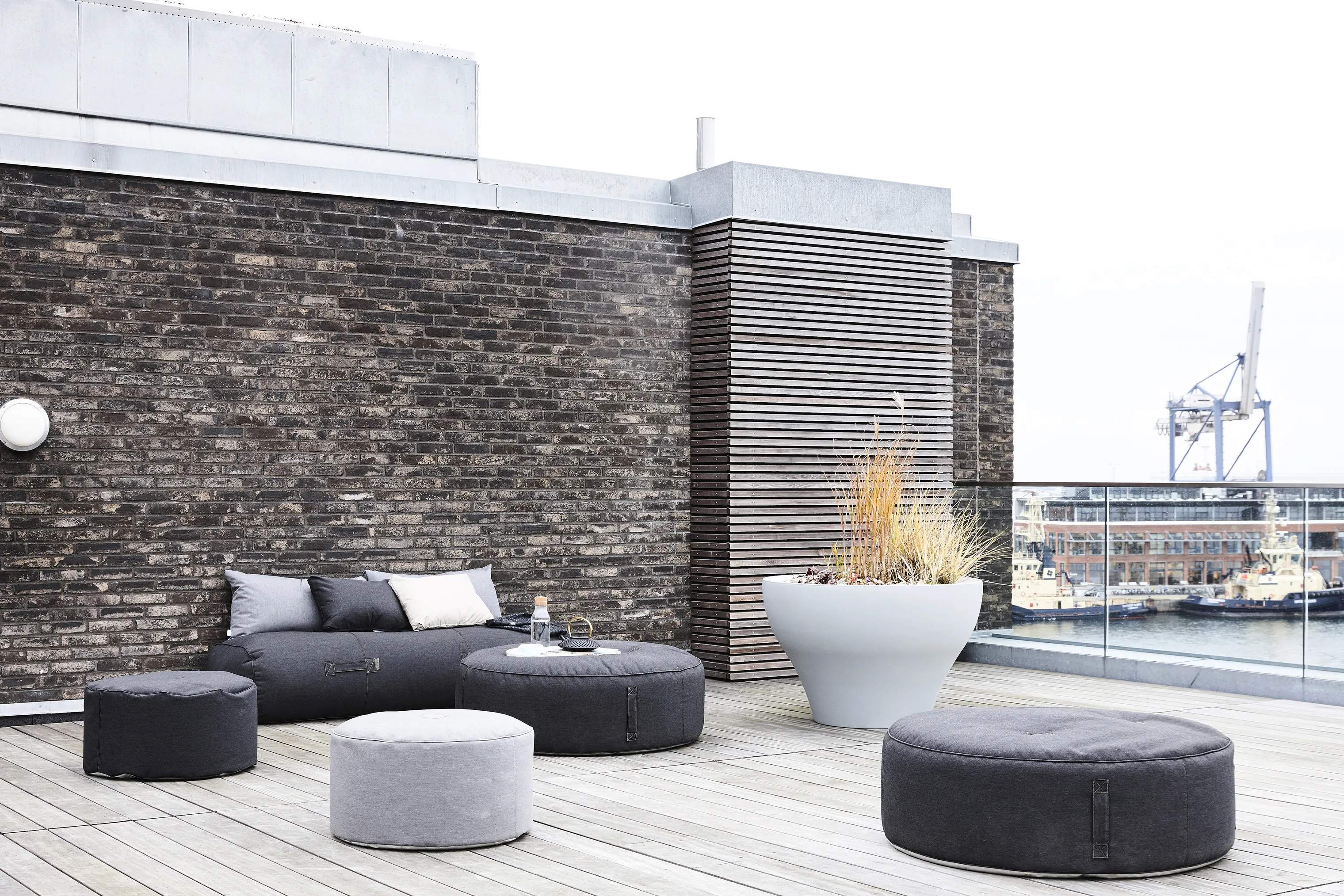 TRIMM Copenhagen Liggestole Mini Rocket Rocket Daybed i Graphite, 180 cm, 3