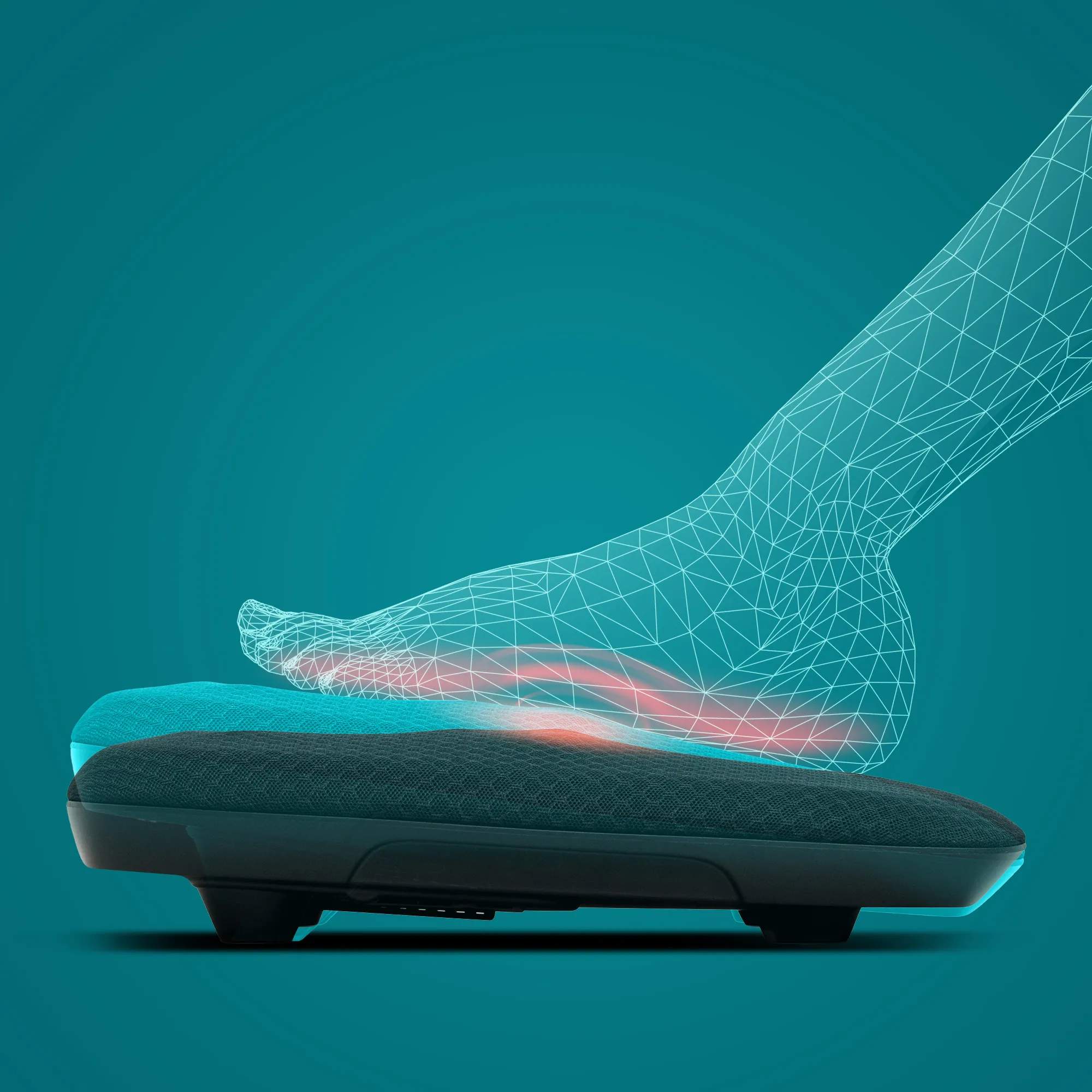 HoMedics Øvrig personlig pleje Fodmassage i Sort/grå, 2