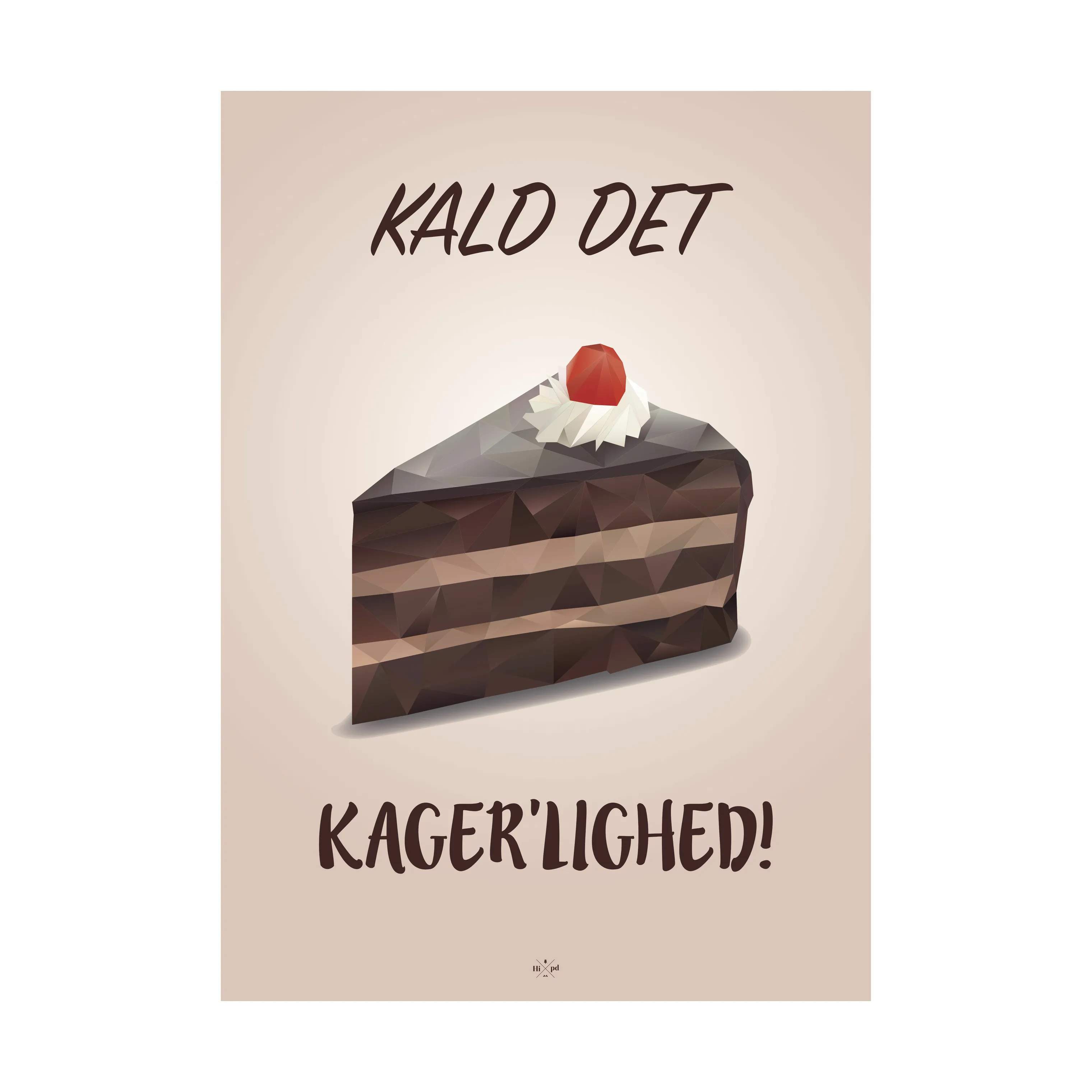 Plakat Kager'lighed, flerfarvet, large