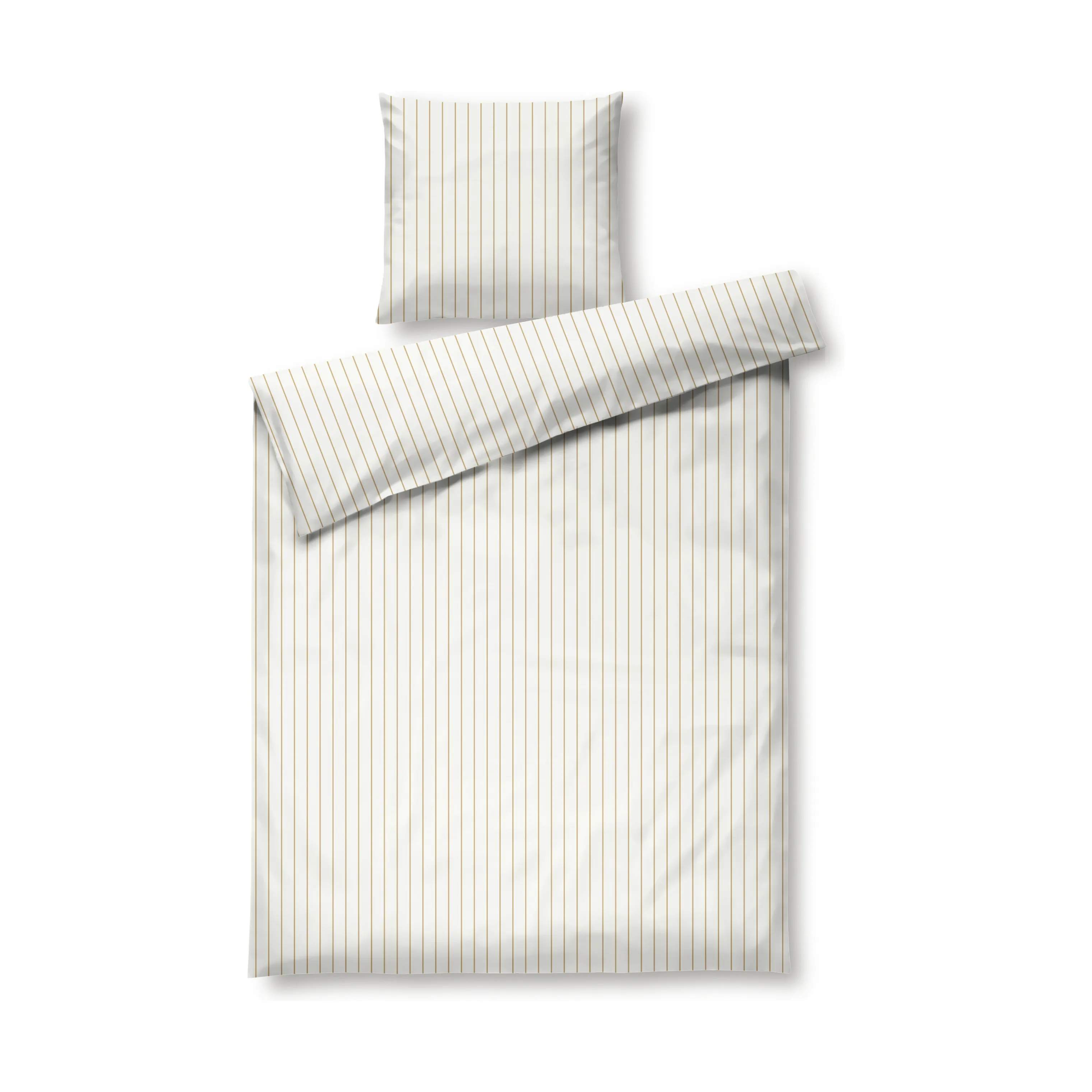 Juna Sengetøj Softly Sengetøj i Off-White/Karamel, B140 x L200 cm, 1
