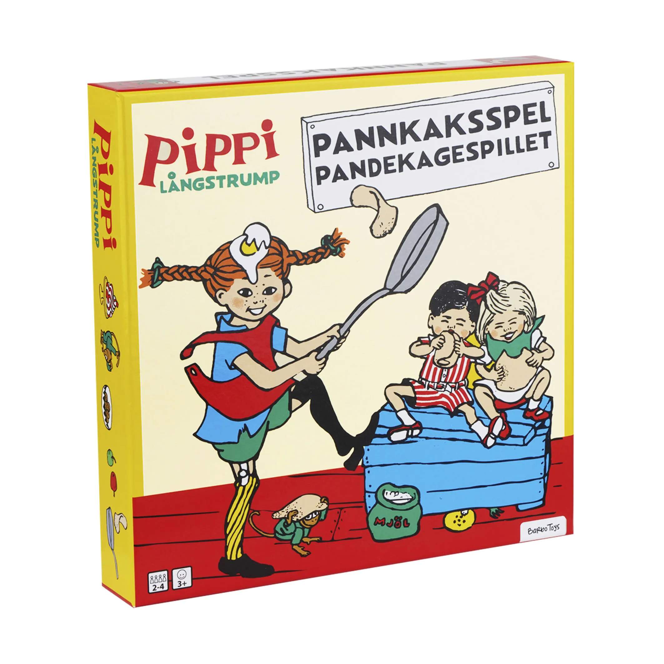 Barbo Toys Spil Pippi Langstrømpe Pippi Langstrømpe Brætspil - Pandekage i Multifarvet, 4