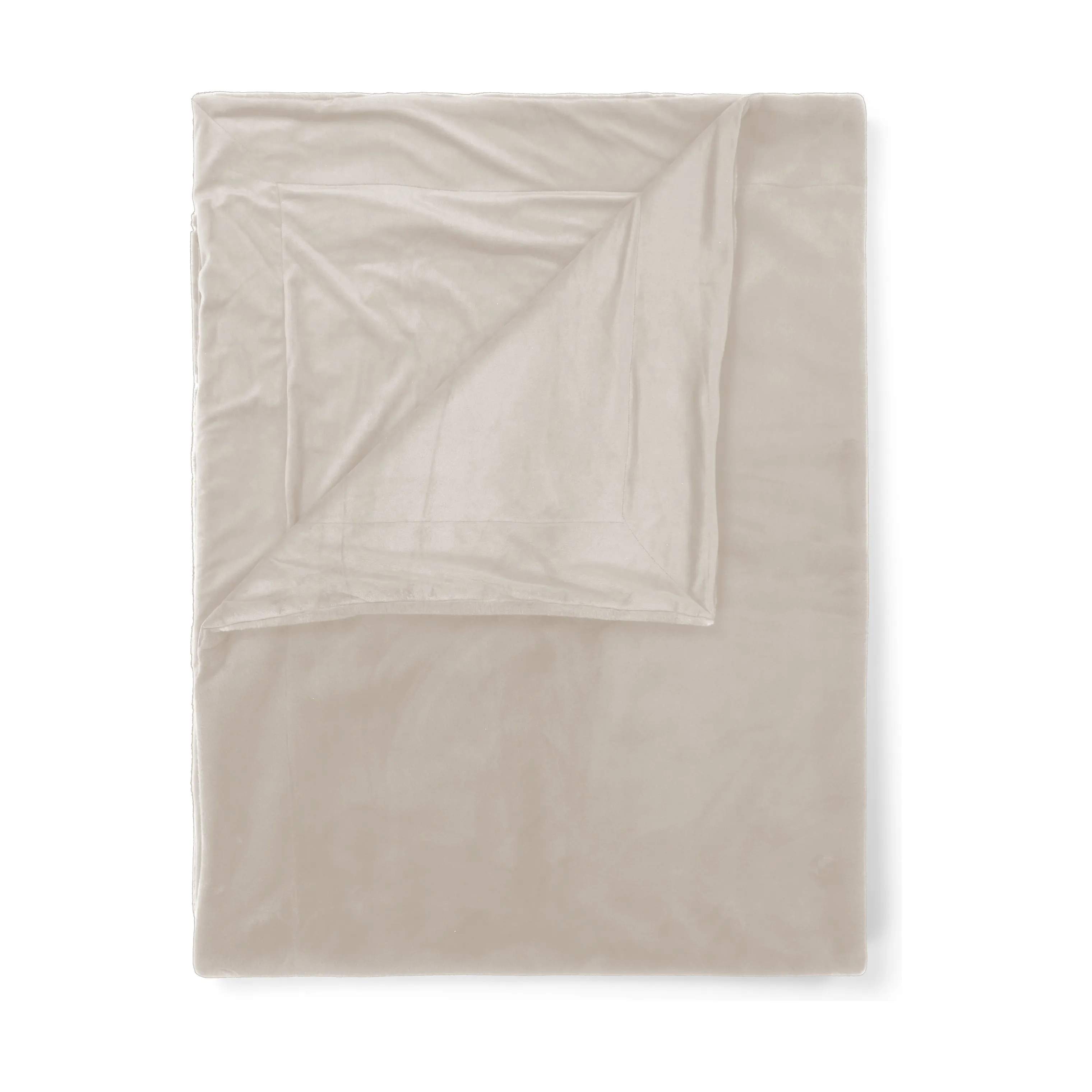 Essenza Plaider Furry Plaid i Oatmeal, B150 x L200 cm, 1