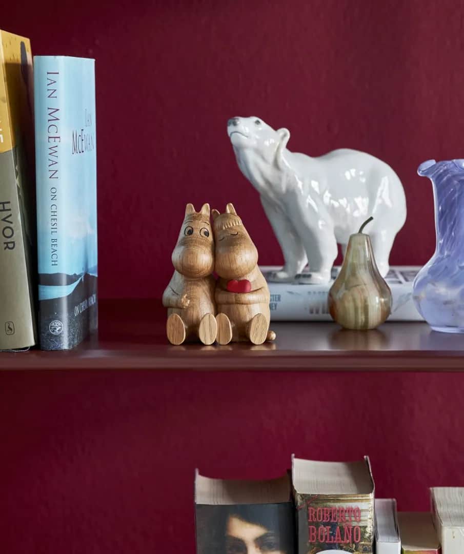 Moomin Øvrige figurer Mumitroldene Træfigur - Kram i Kram, 10 cm, 1