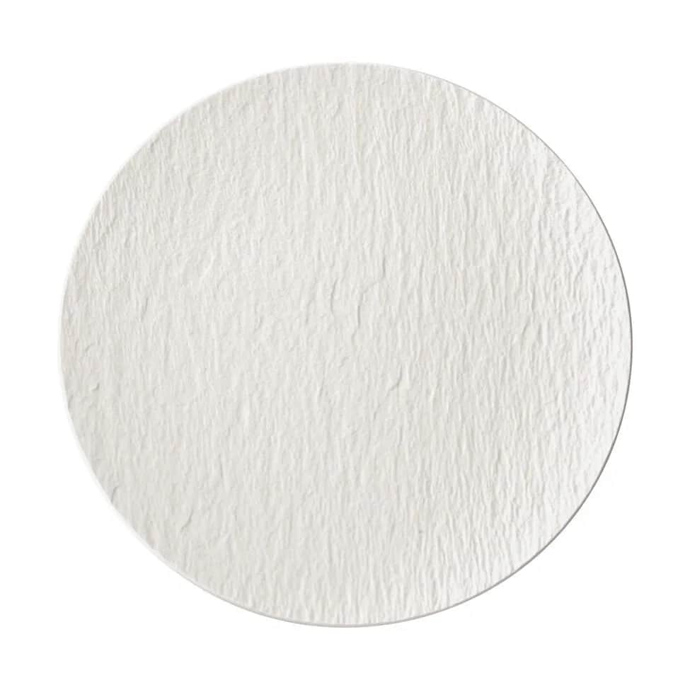 Manufacture Rock blanc Coupe Universal Tallerken, mat hvid, large