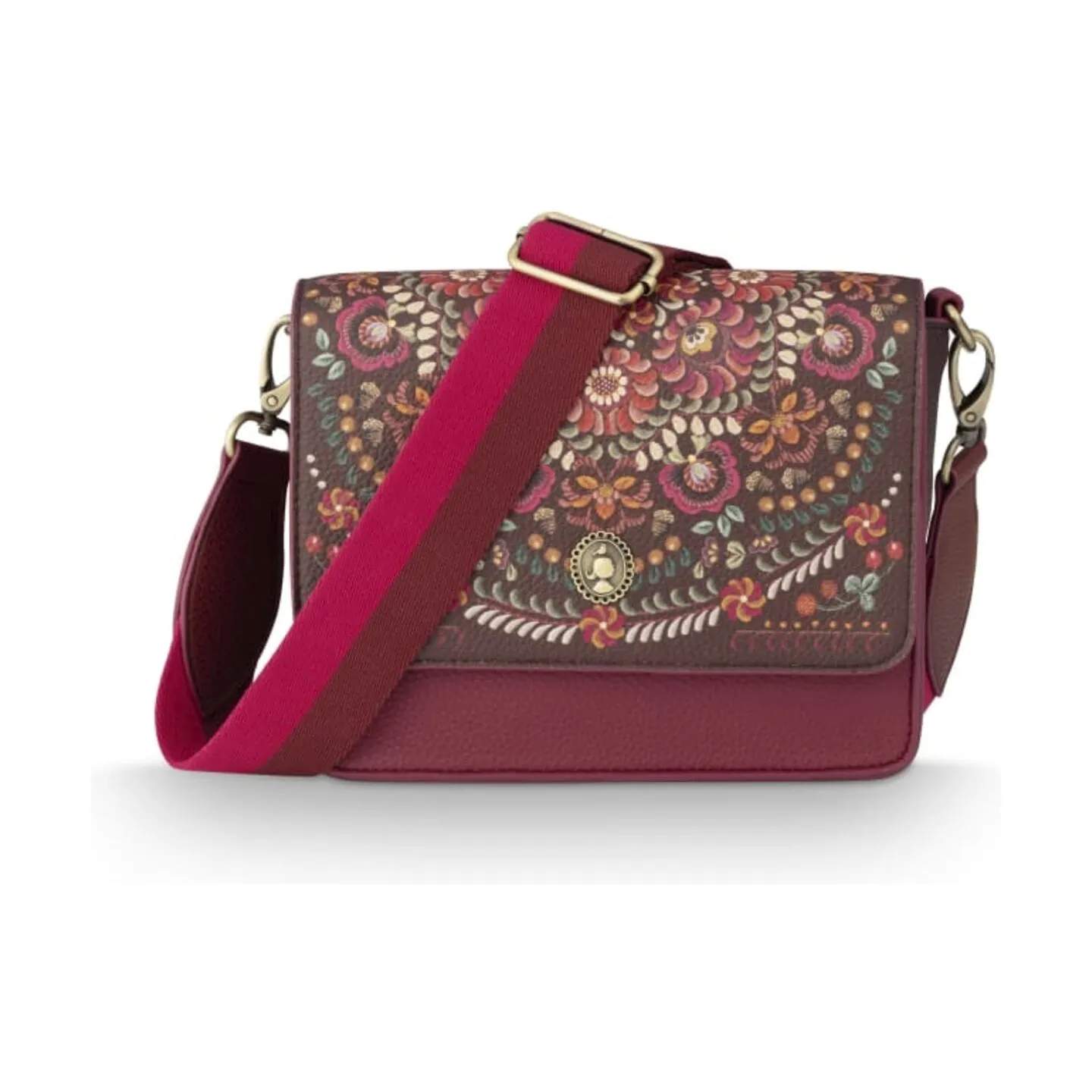 PIP Studio Øvrigt interiør Fenna Cross Body Bag i Mørkerød, Small, 1