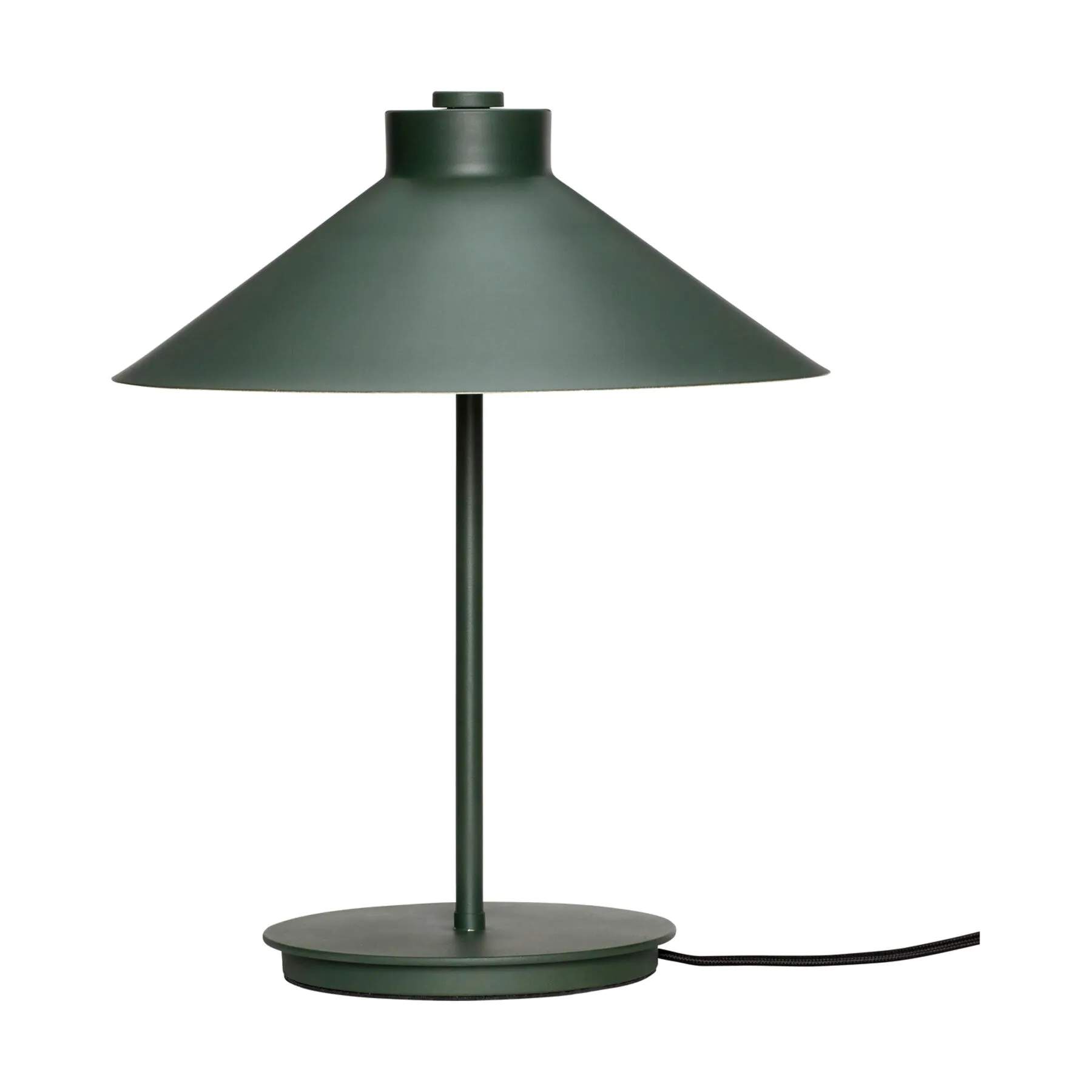 Hübsch Bordlamper Shape Bordlampe i Mørkegrøn, 1