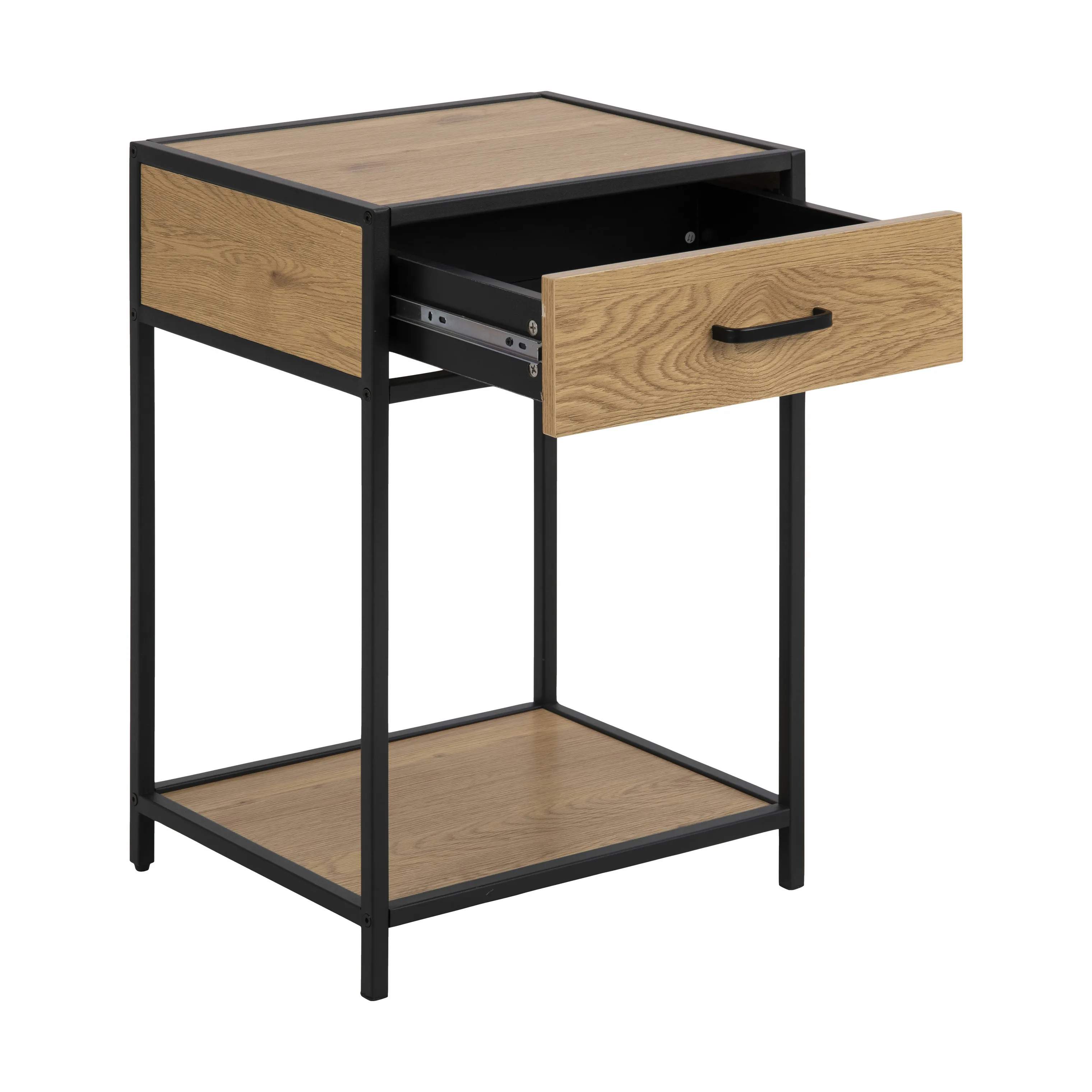 CASA Living Sengeborde Seaford Natbord i natur/sort, 4