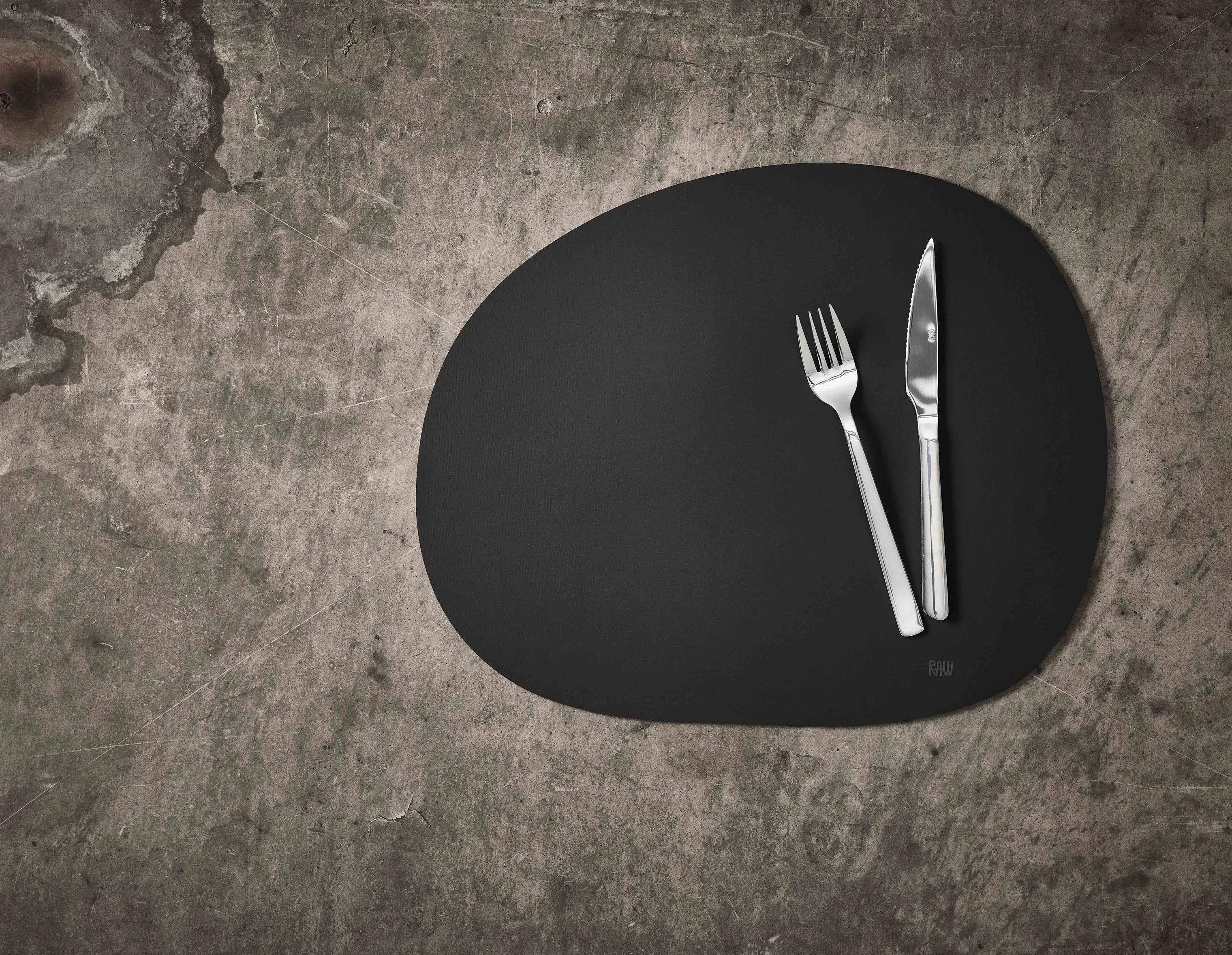 RAW by Aida Dækkeservietter Dækkeserviet i Black, 2