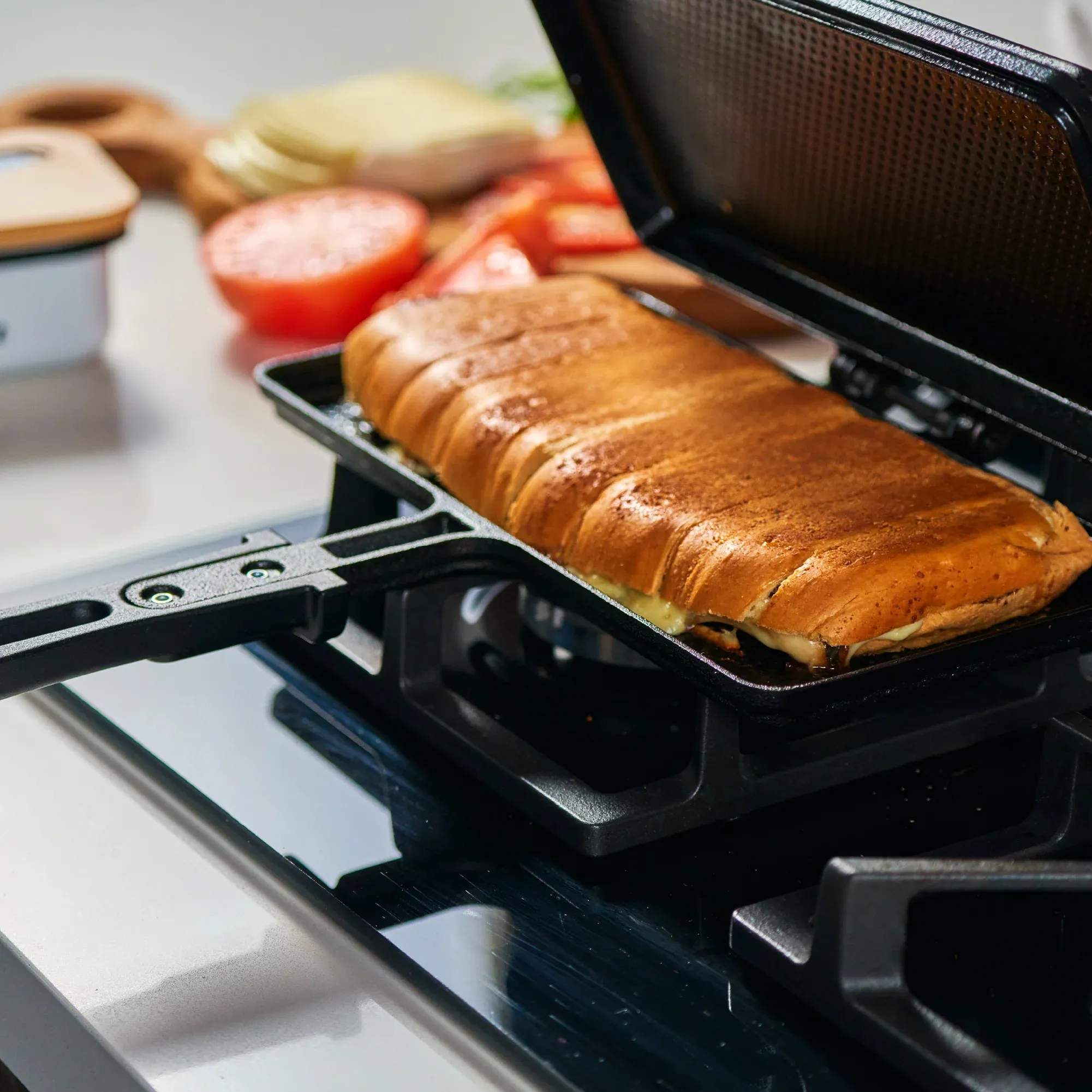 Victoria Øvrigt grilltilbehør Sandwich & Panini jern i Sort, 2