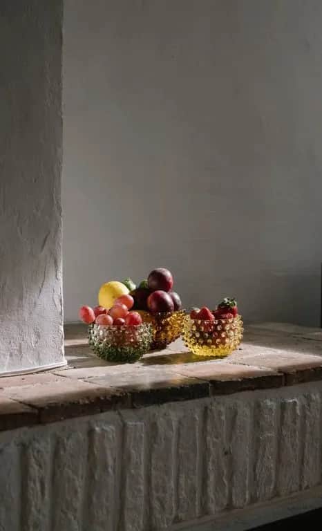 Anna von Lipa Skåle Hobnail Tapasskål i Amber, 3