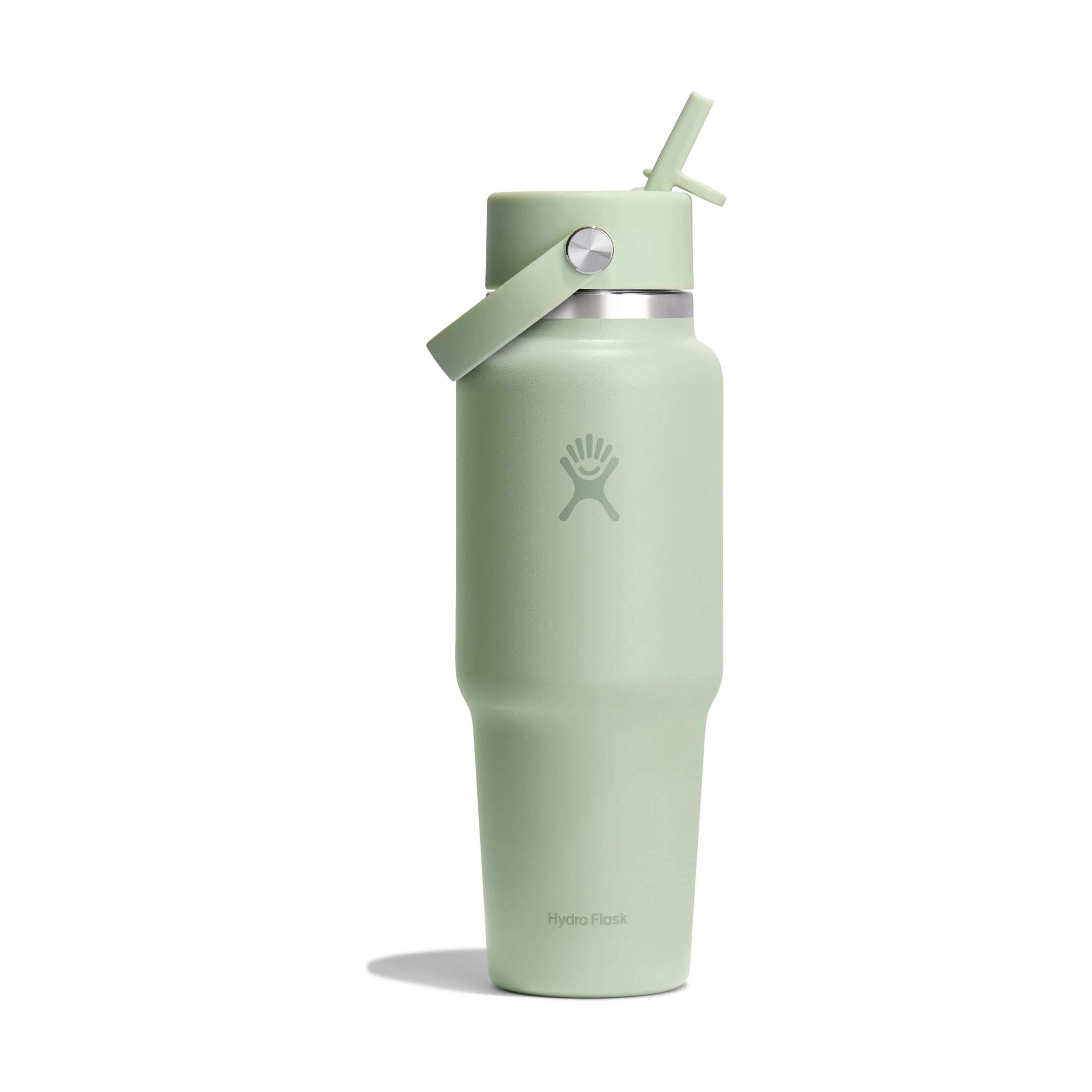 Hydro Flask Termoflasker Wide Flex Straw Termodrikkedunk i Lysegrøn / Stål, 4