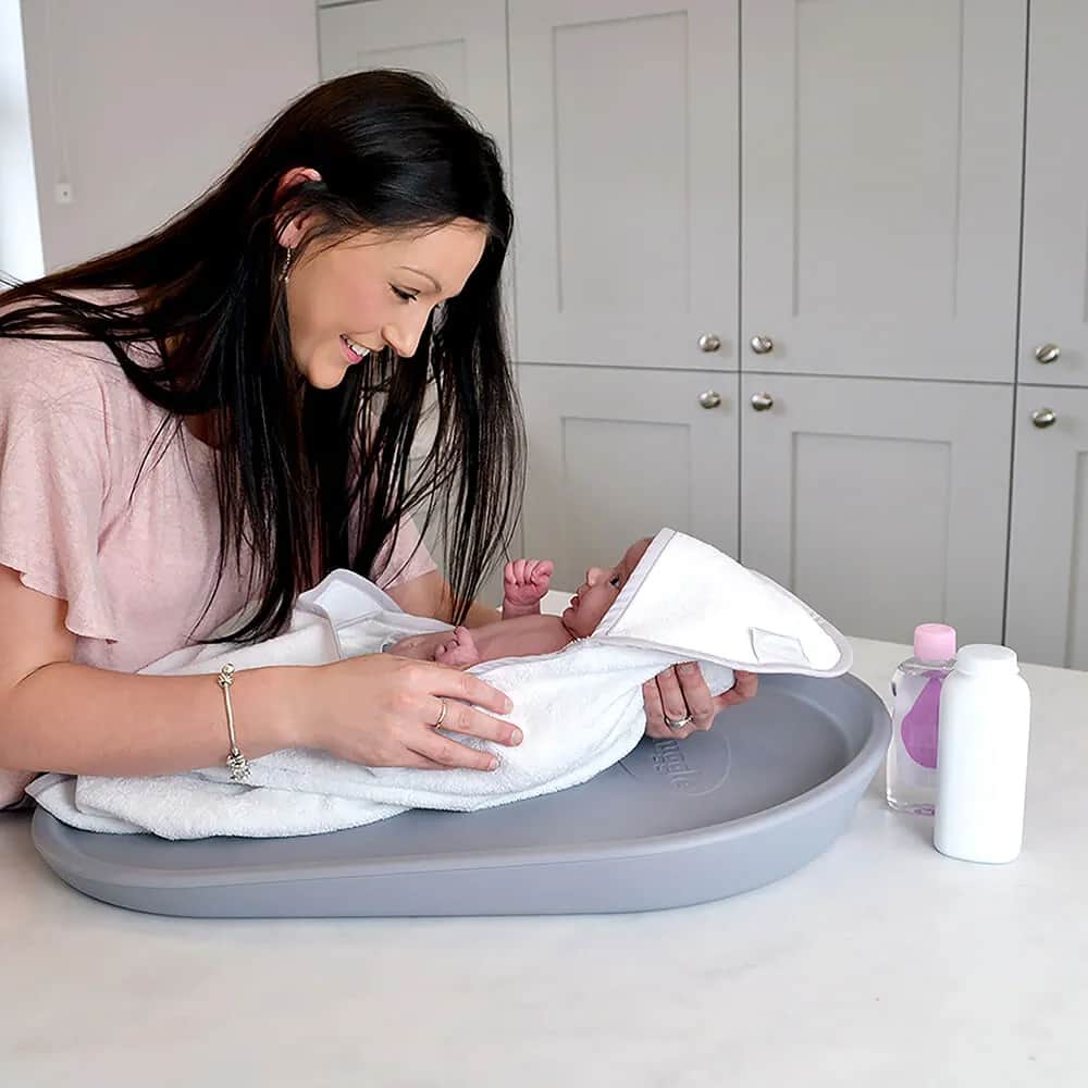 Shnuggle Til børneværelset Squishy Pusleunderlag i Grå, 3