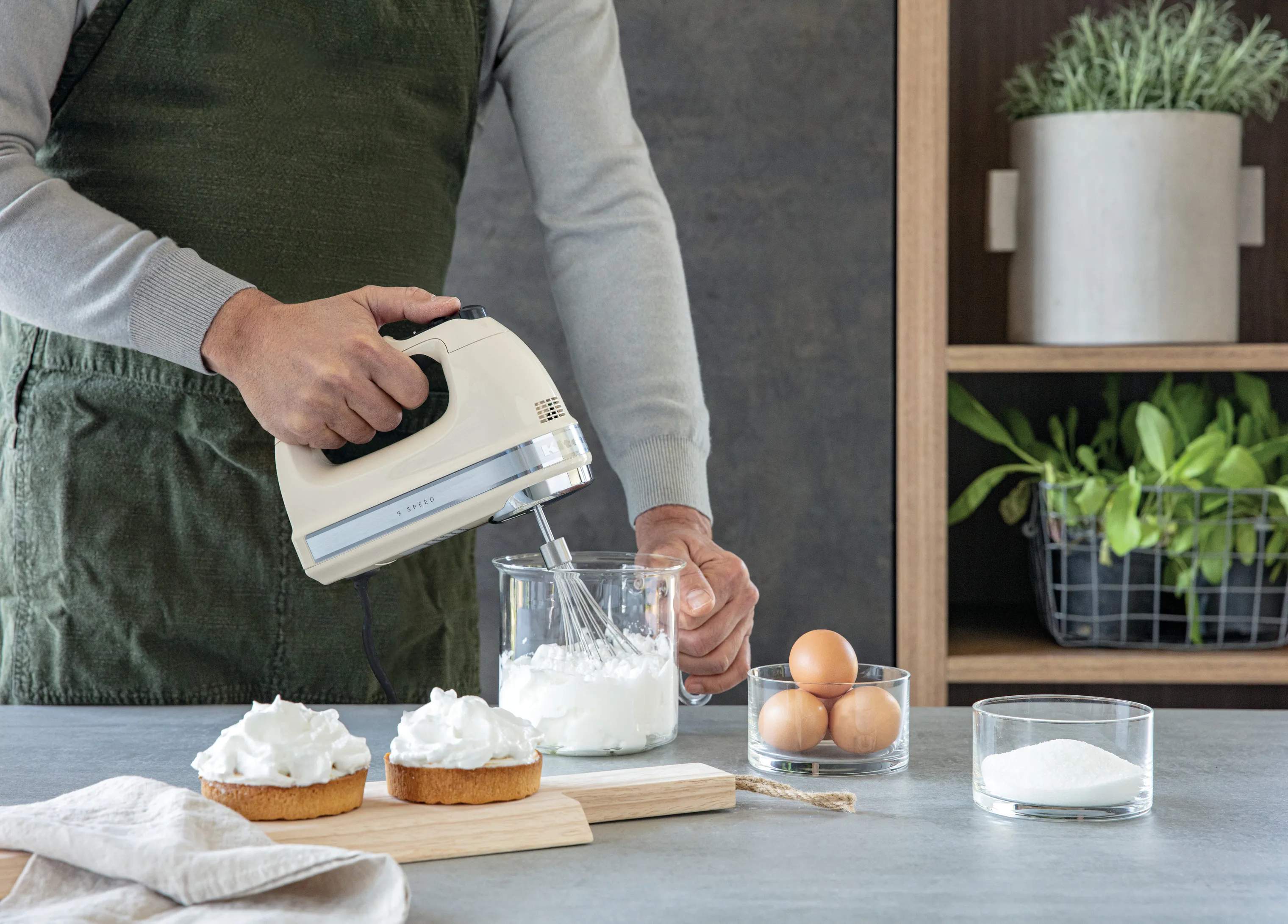 KitchenAid Håndmixere Midline Håndmixer i Creme, 2