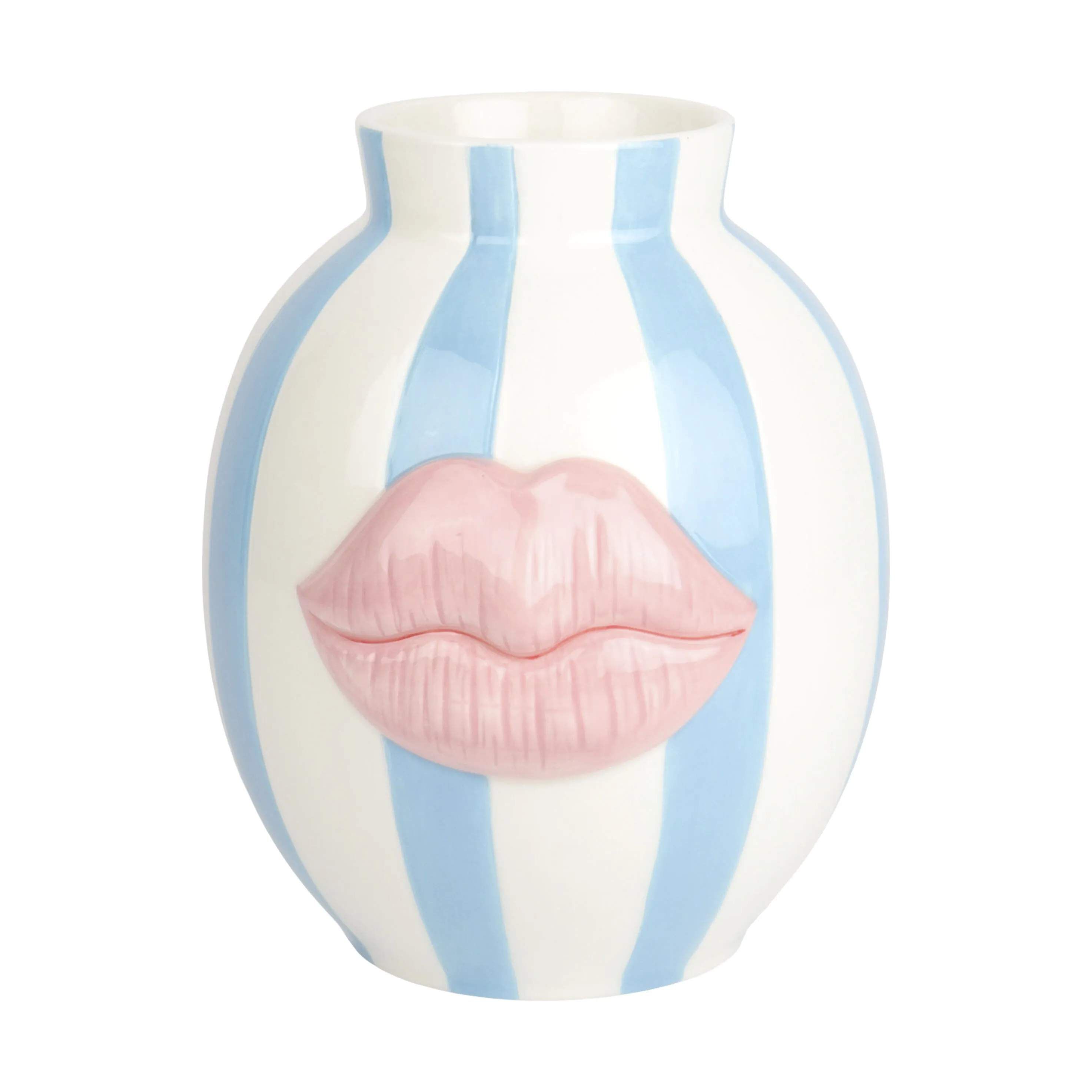 CASA Living Vaser Vase i Blå/hvid, 1