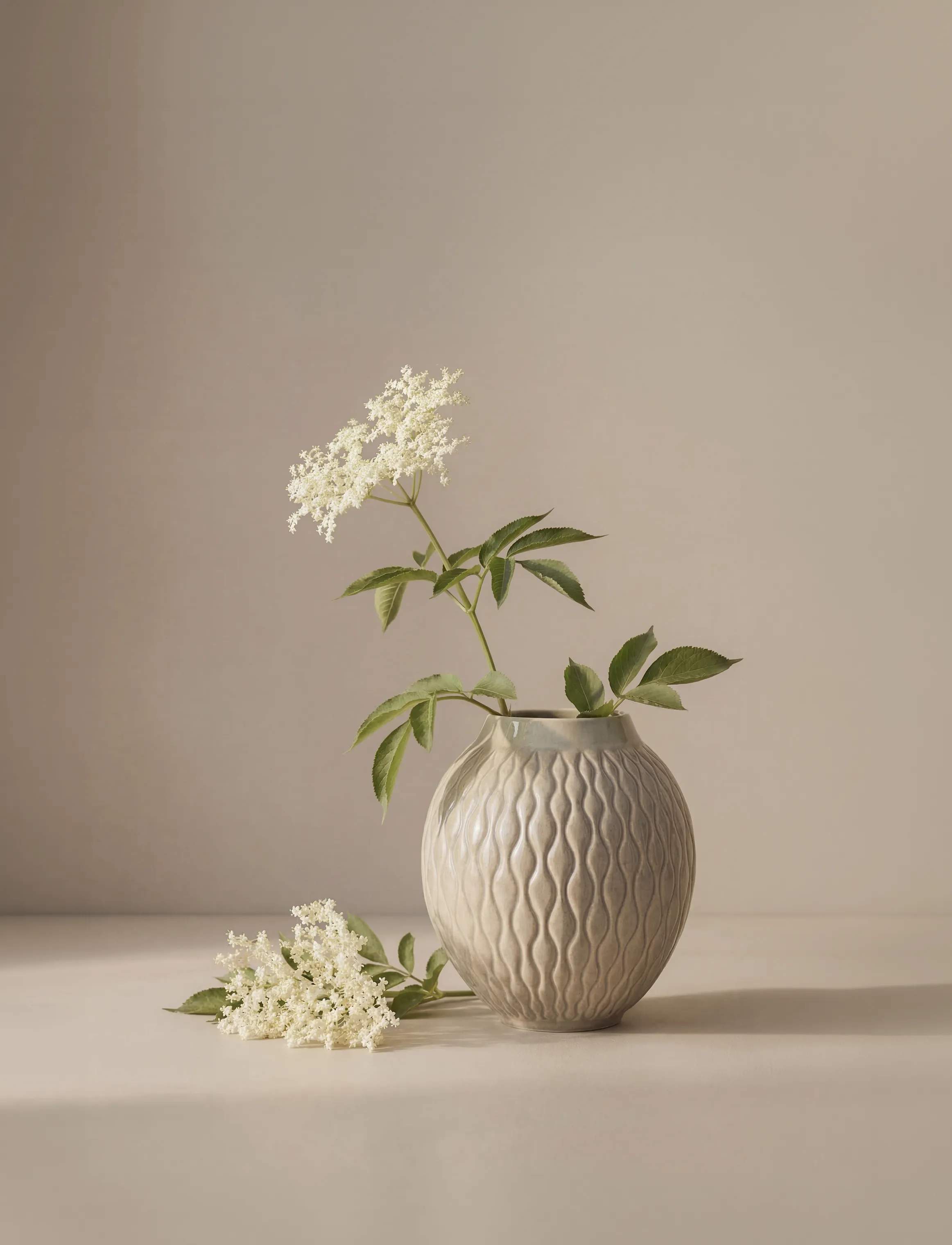 Knabstrup Keramik Vaser Solum Vase i ash, 4