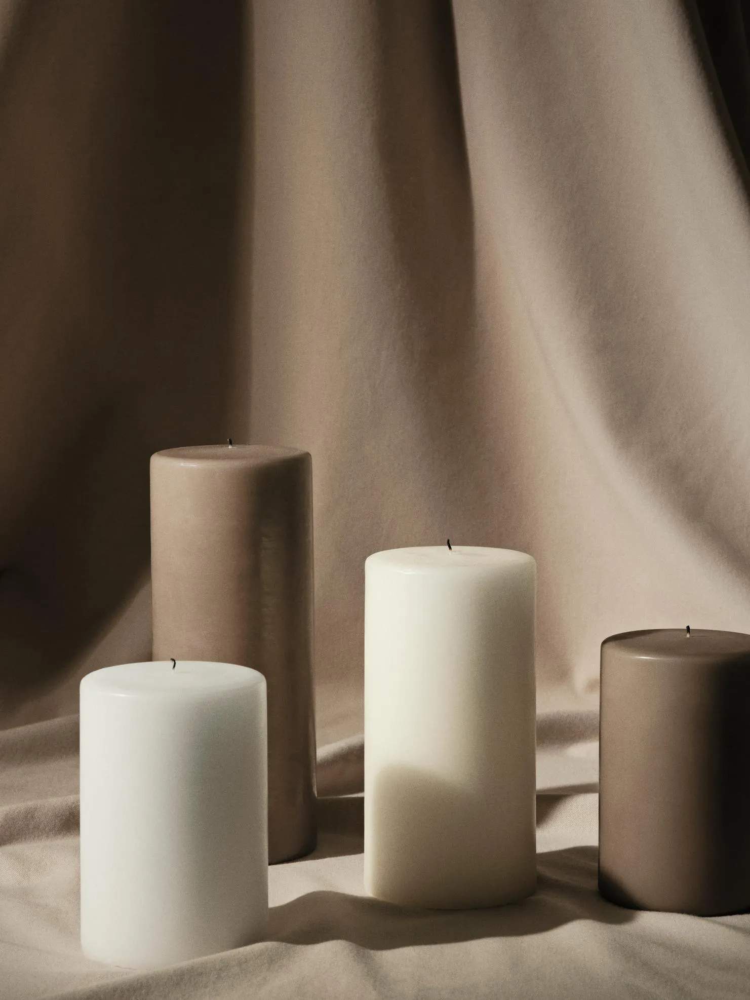 Broste Copenhagen Bloklys Church Bloklys i Linen, 15 cm, 2