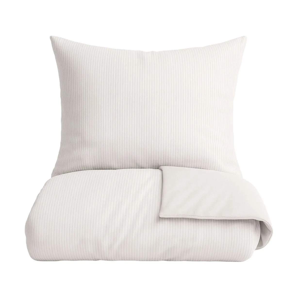 Mini Strib Sengetøj, beige, large