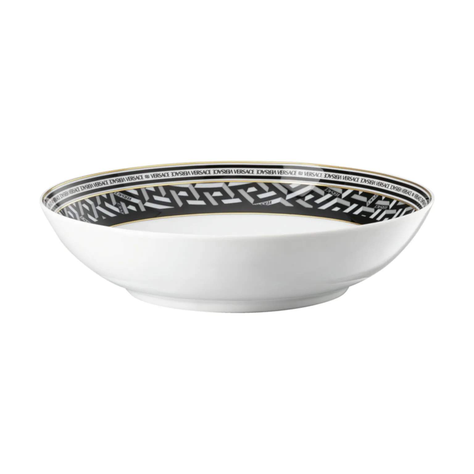 Versace Dybe tallerkener Signature Dyb Tallerken i Sort, 2
