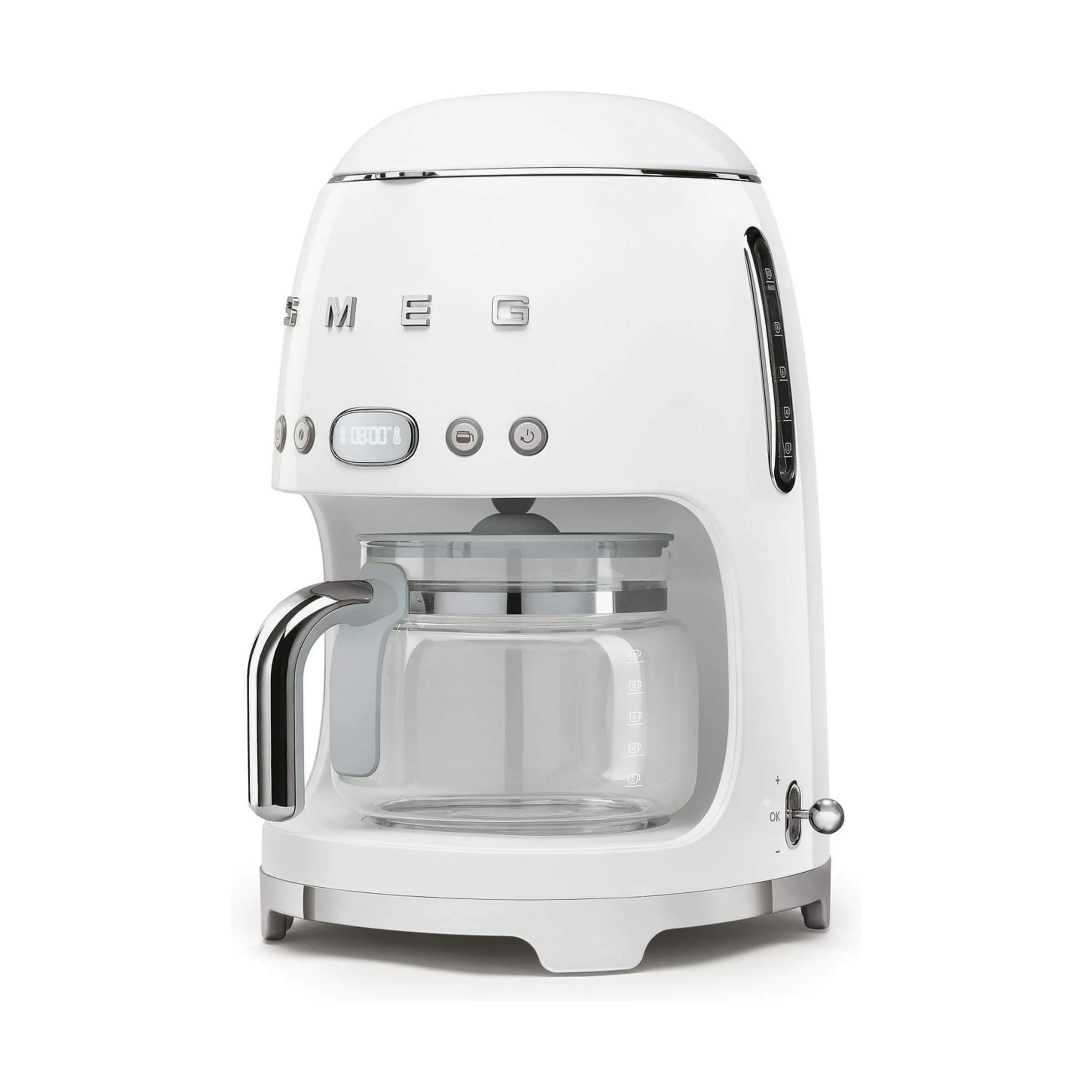 Smeg Kaffemaskiner 50's Style Kaffemaskine DCF02WHEU i Hvid2, 2