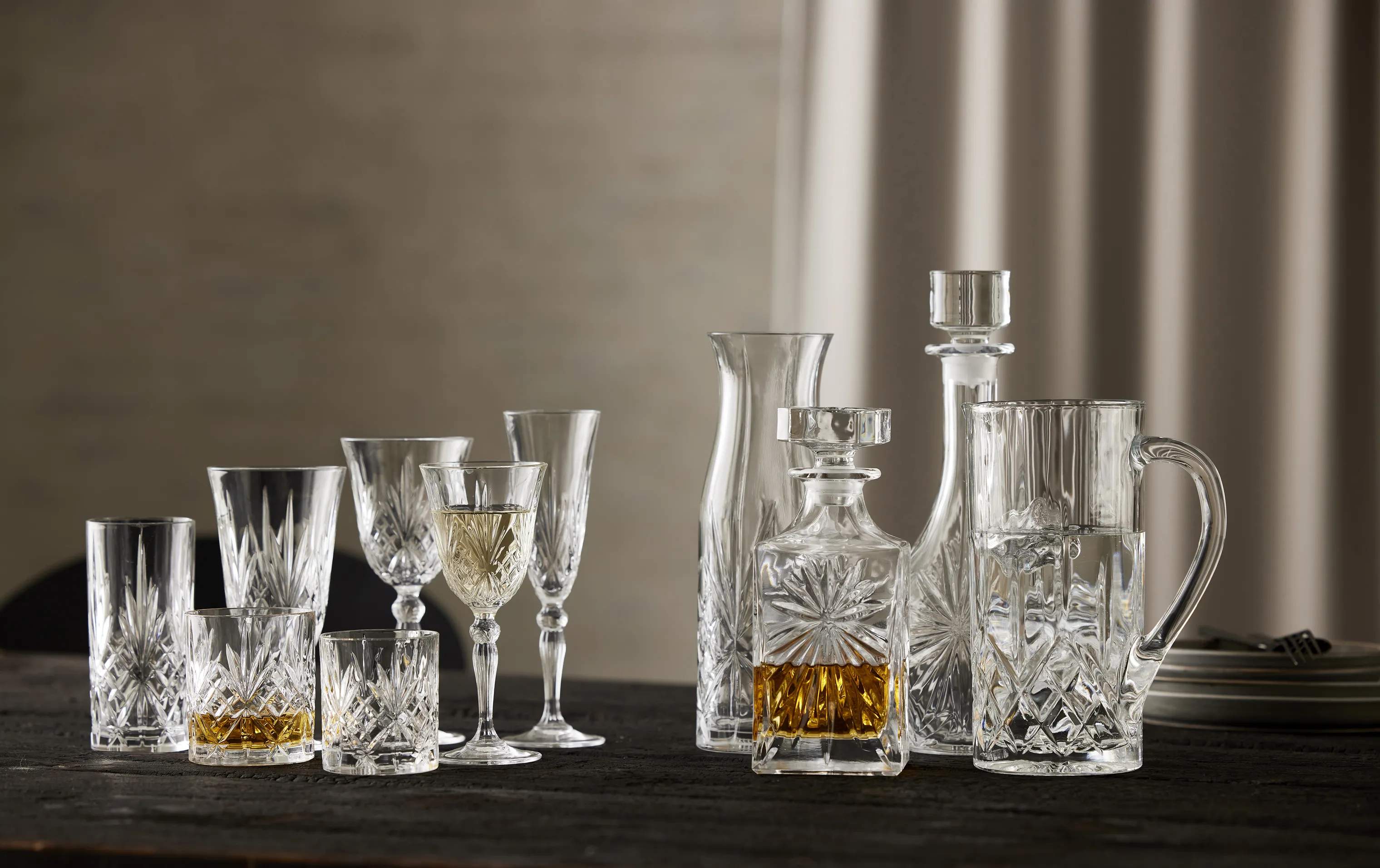 Lyngby Glas Champagneglas Melodia Champagneglas - 4 stk. i Klar, 16 cl, 3