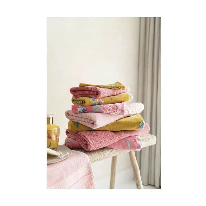 PIP Studio Håndklæder Soft Zellige Håndklæde i Pink , B55 x L100 cm, 5