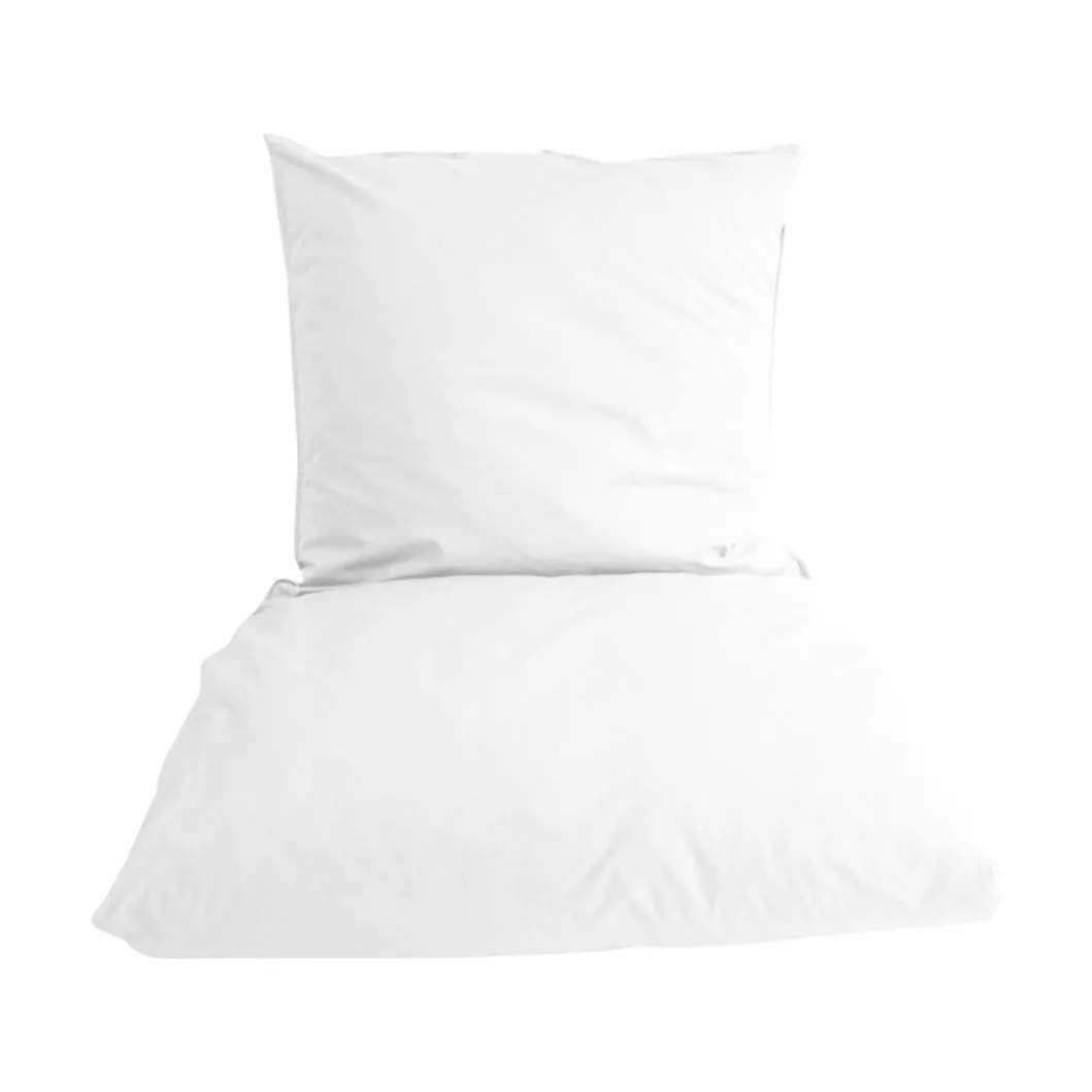 Percale Sengetøj, hvid, large