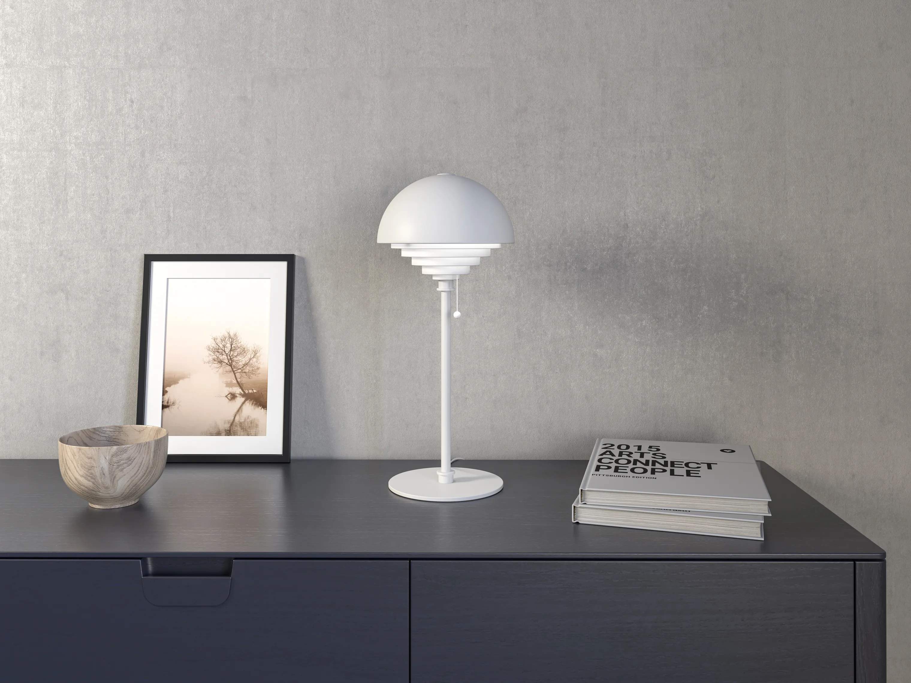 Herstal Bordlamper Motown Bordlampe i Hvid, 2