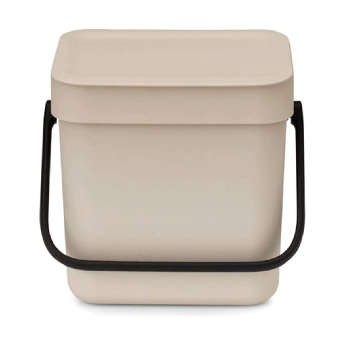 Brabantia Spande uden pedal Sort & Go Affaldsspand i Soft Beige, 3 L, 4