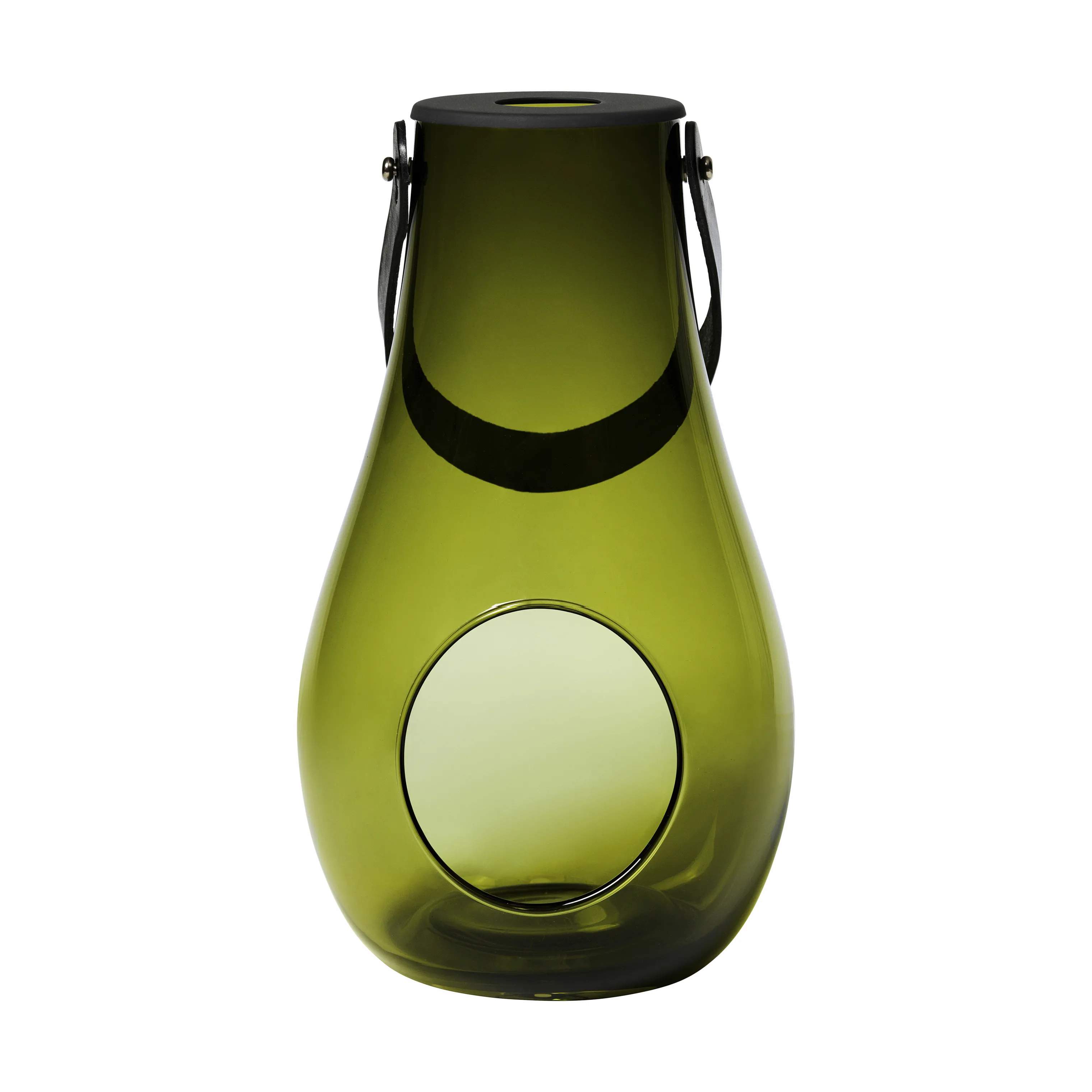 Holmegaard Lanterner Design With Light Lanterne i olivengrøn, 29 cm, 1