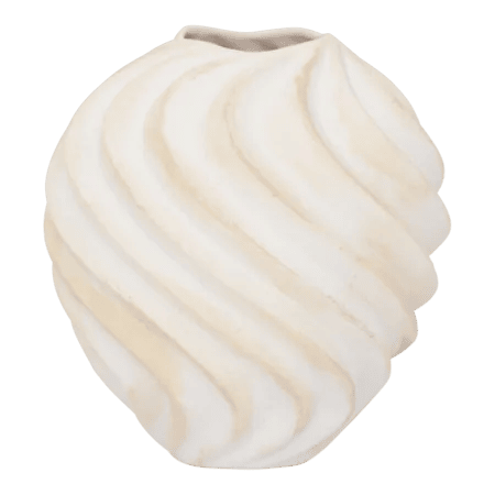 Urban Nature Culture Vaser Ribbed Vase i Brun, 1