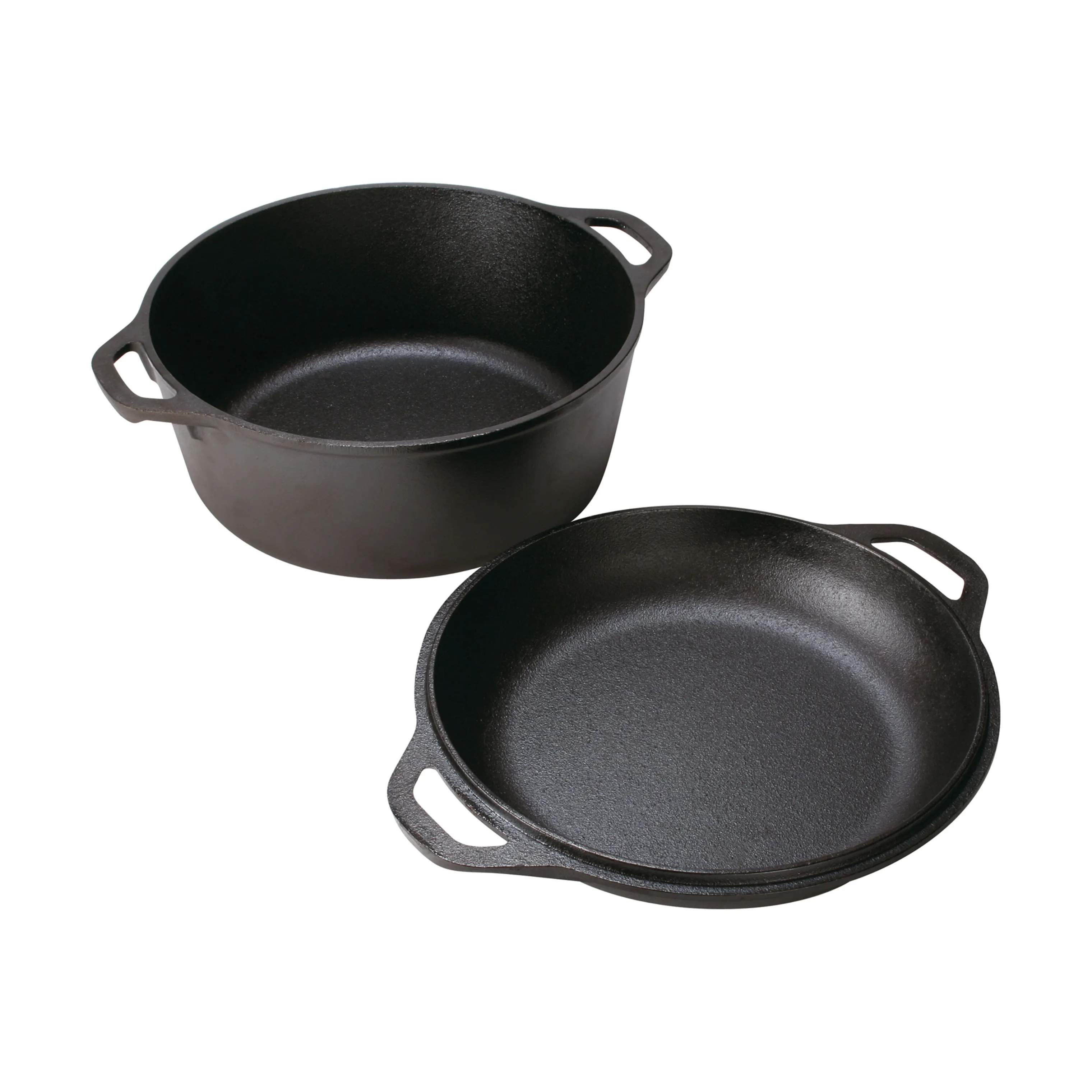 Lodge Cast Iron Gryder Classic 2i1 Stegegryde i Sort, 3