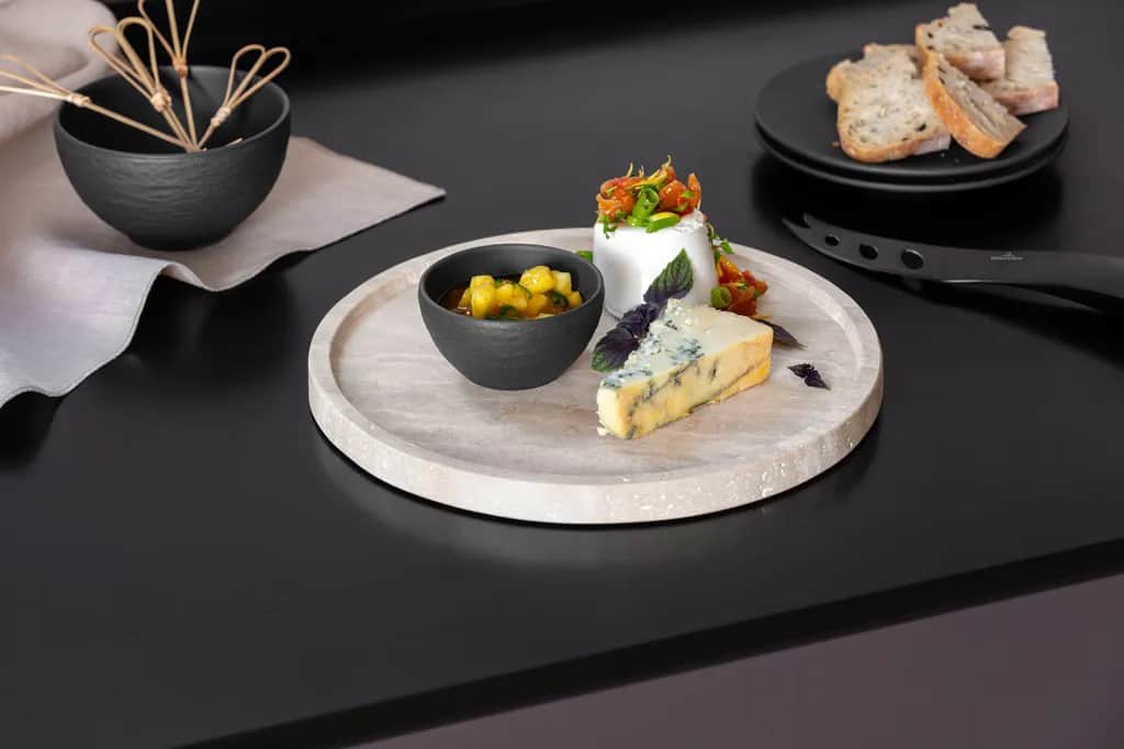 Villeroy & Boch Serveringsfade Manufacture Travertine Serveringsfad i Beige, 3
