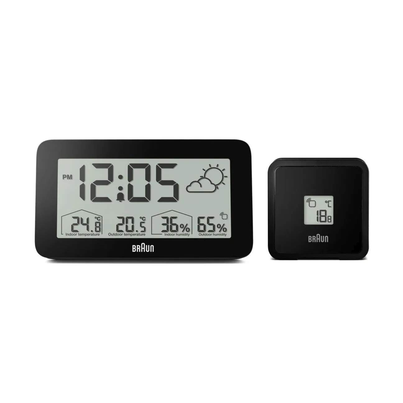Braun Vejrstationer BC13 Vejrstation i Sort2, 1