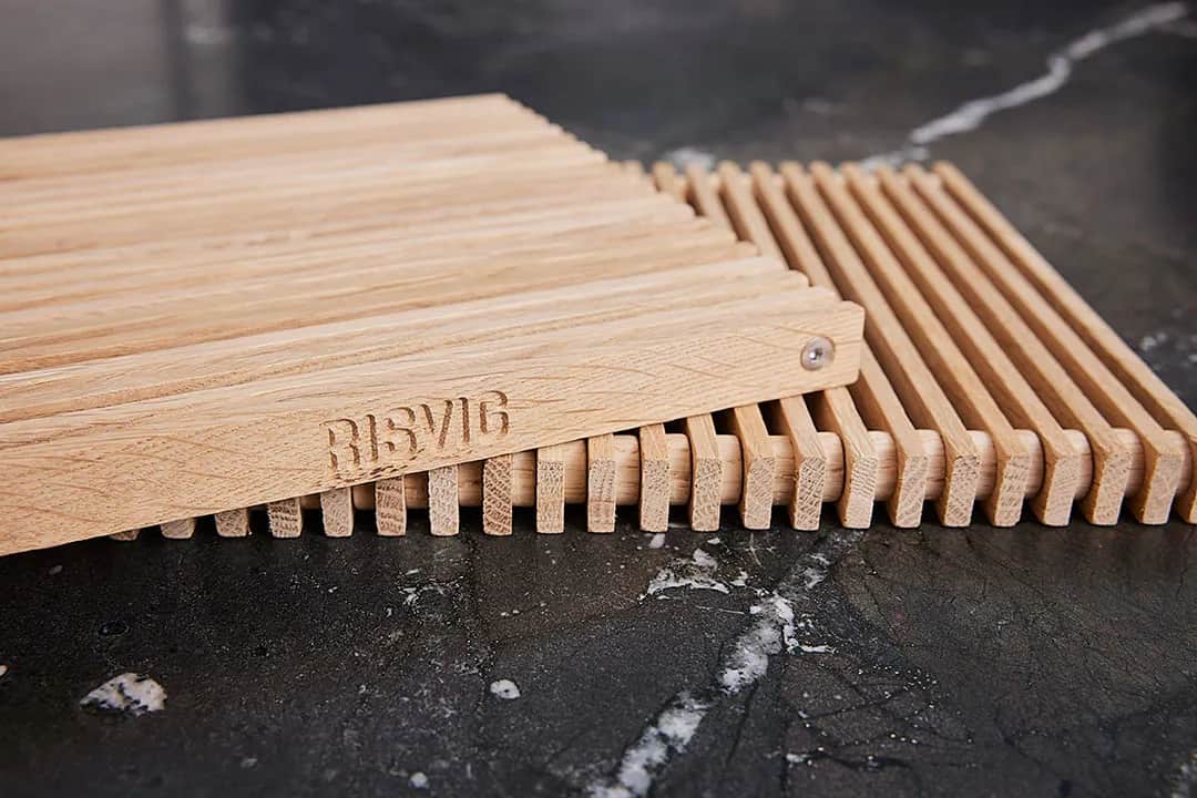 RISVIG Design Bordskånere Lignus Gryderist i Egetræ, 7