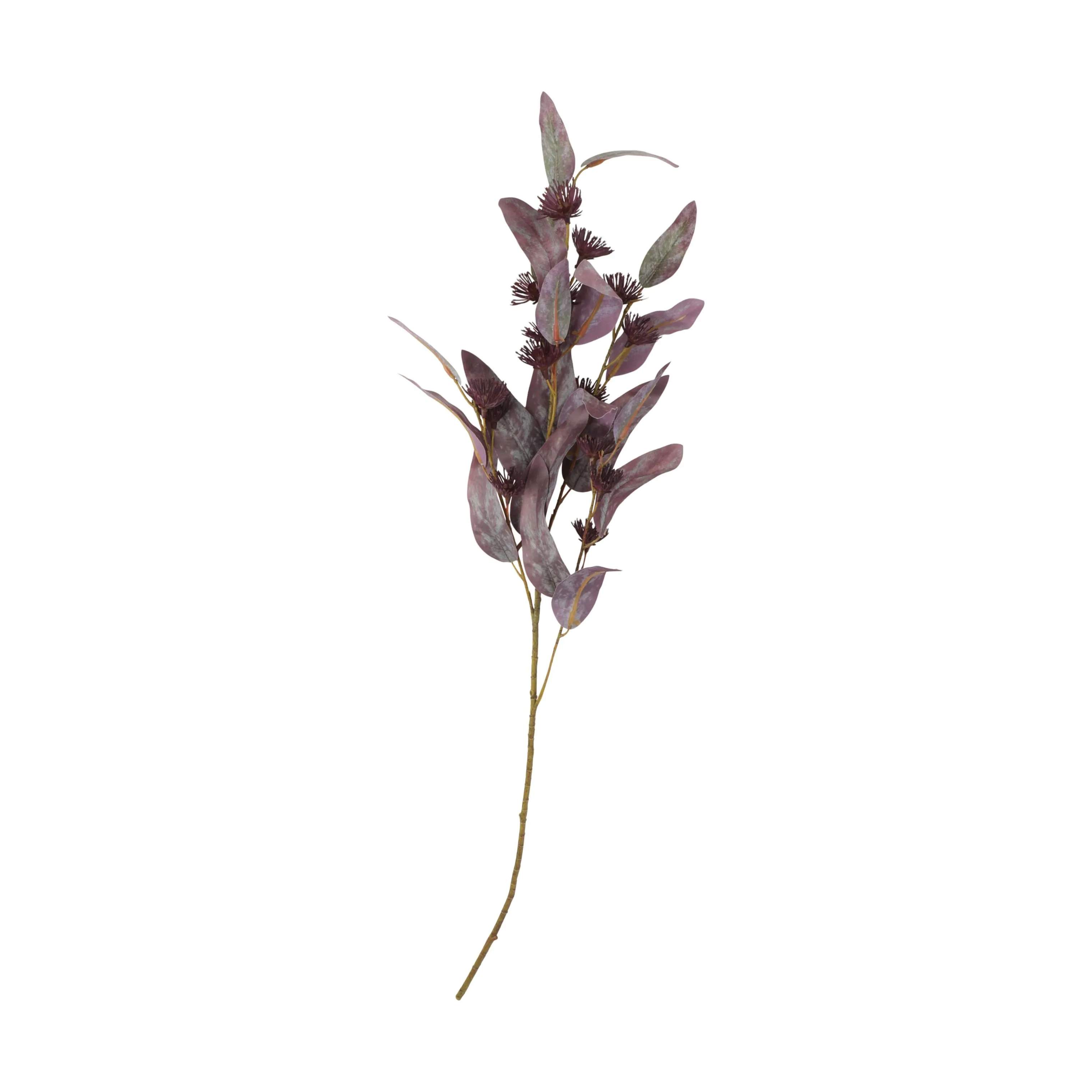 CASA Living Kunstige blomster Kunstig Gren - Eucalyptus i Bordeaux, 1
